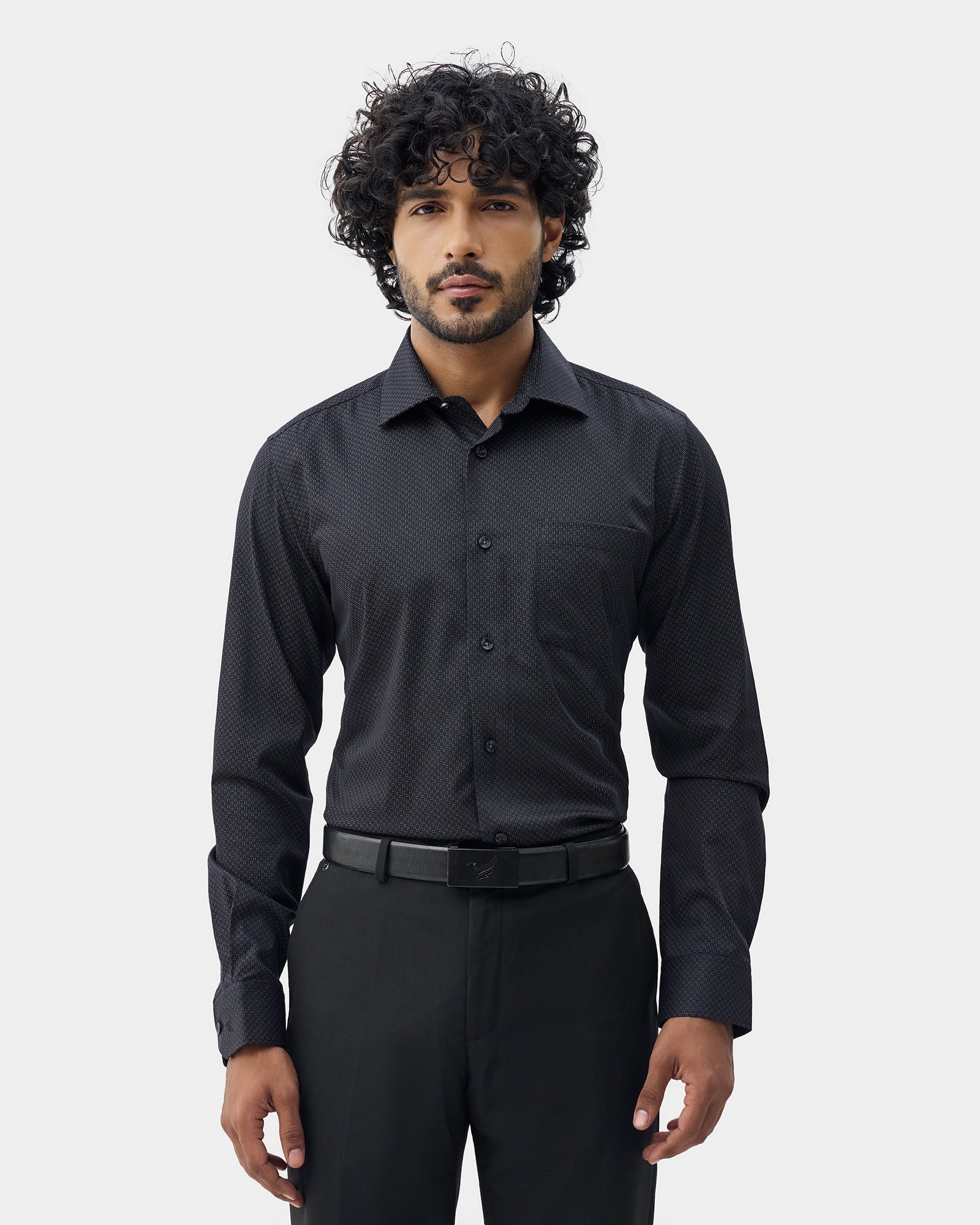 Black Printed Shirt - Basis