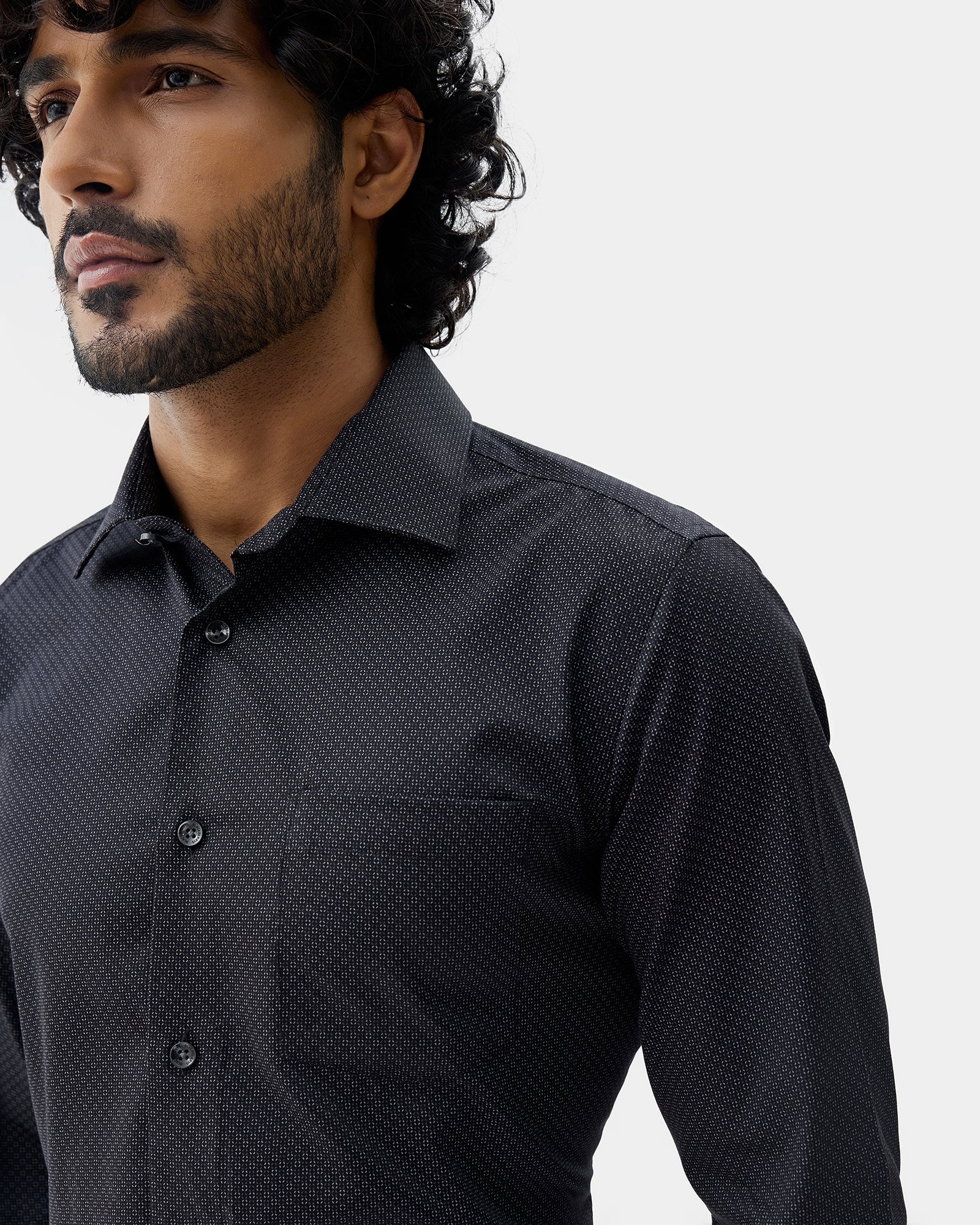Black Printed Shirt - Basis