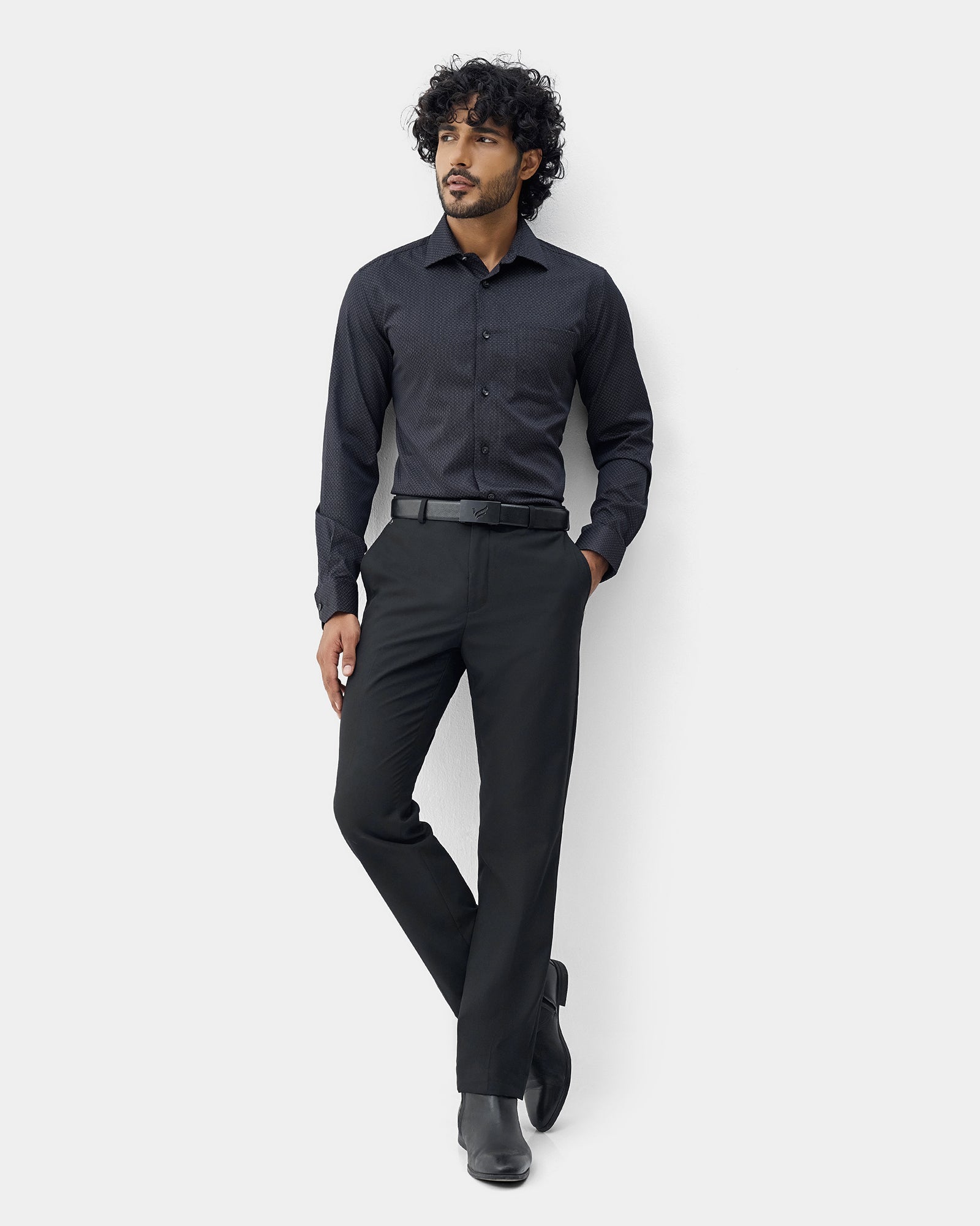 Black Printed Shirt - Basis