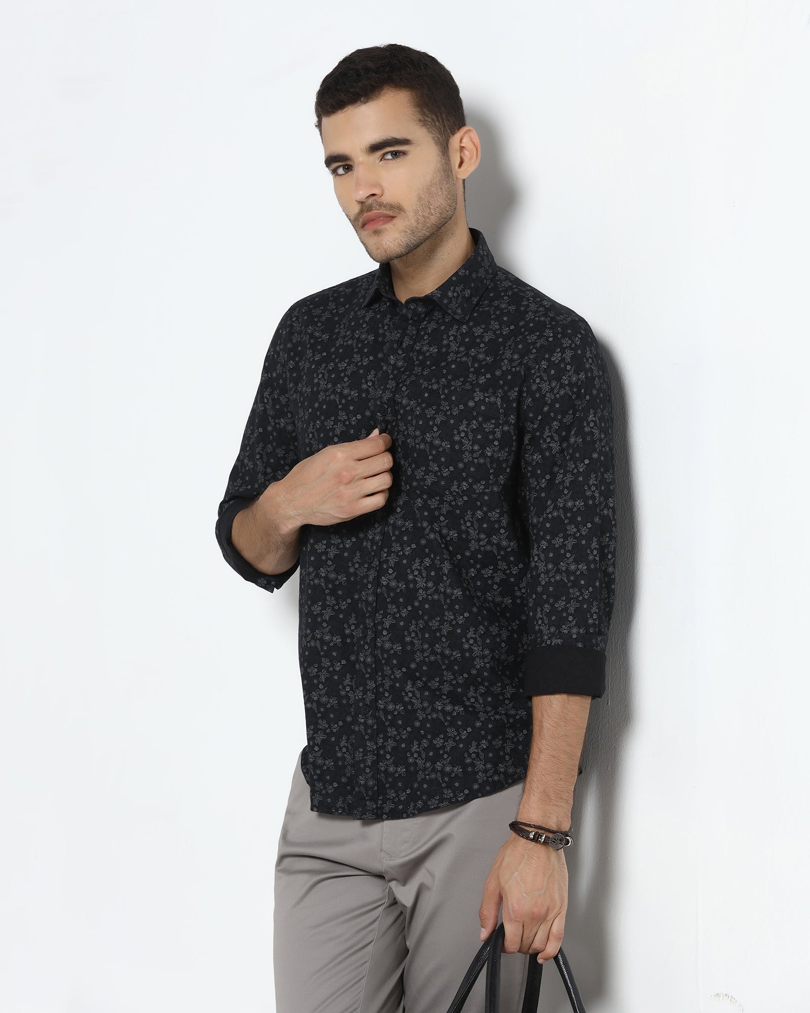 Black Printed Shirt - Casol