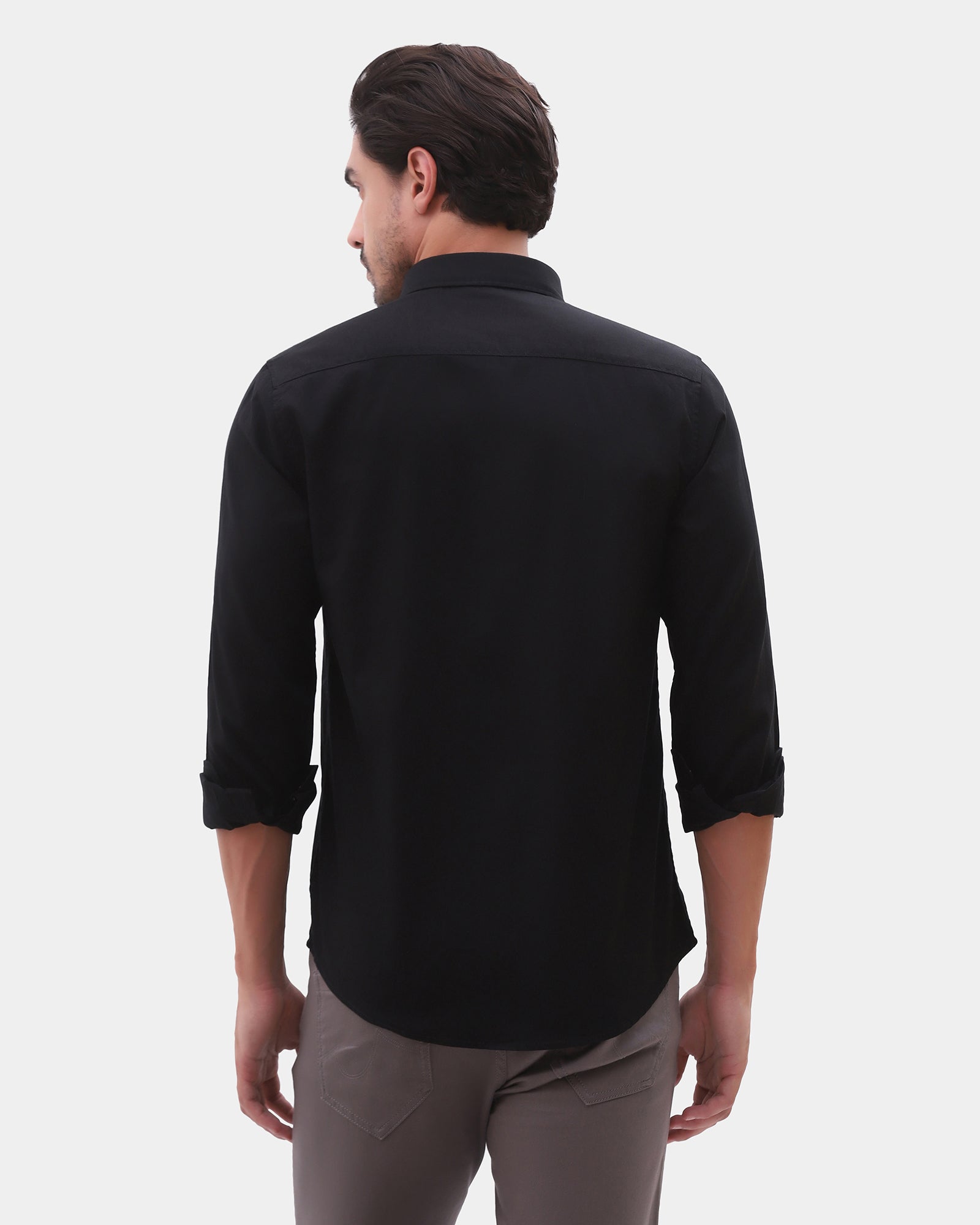 Black Printed Shirt - Gebbew