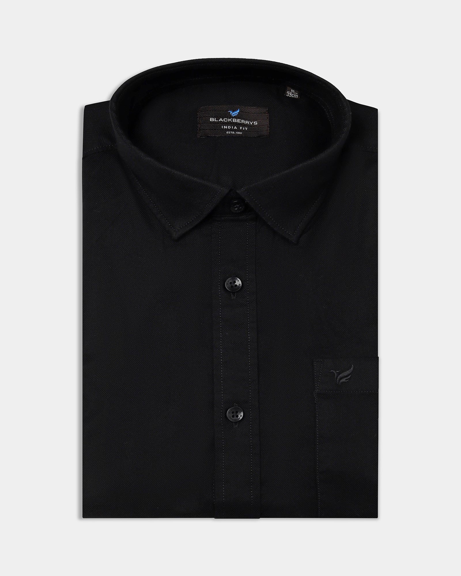 Black Printed Shirt - Gebbew