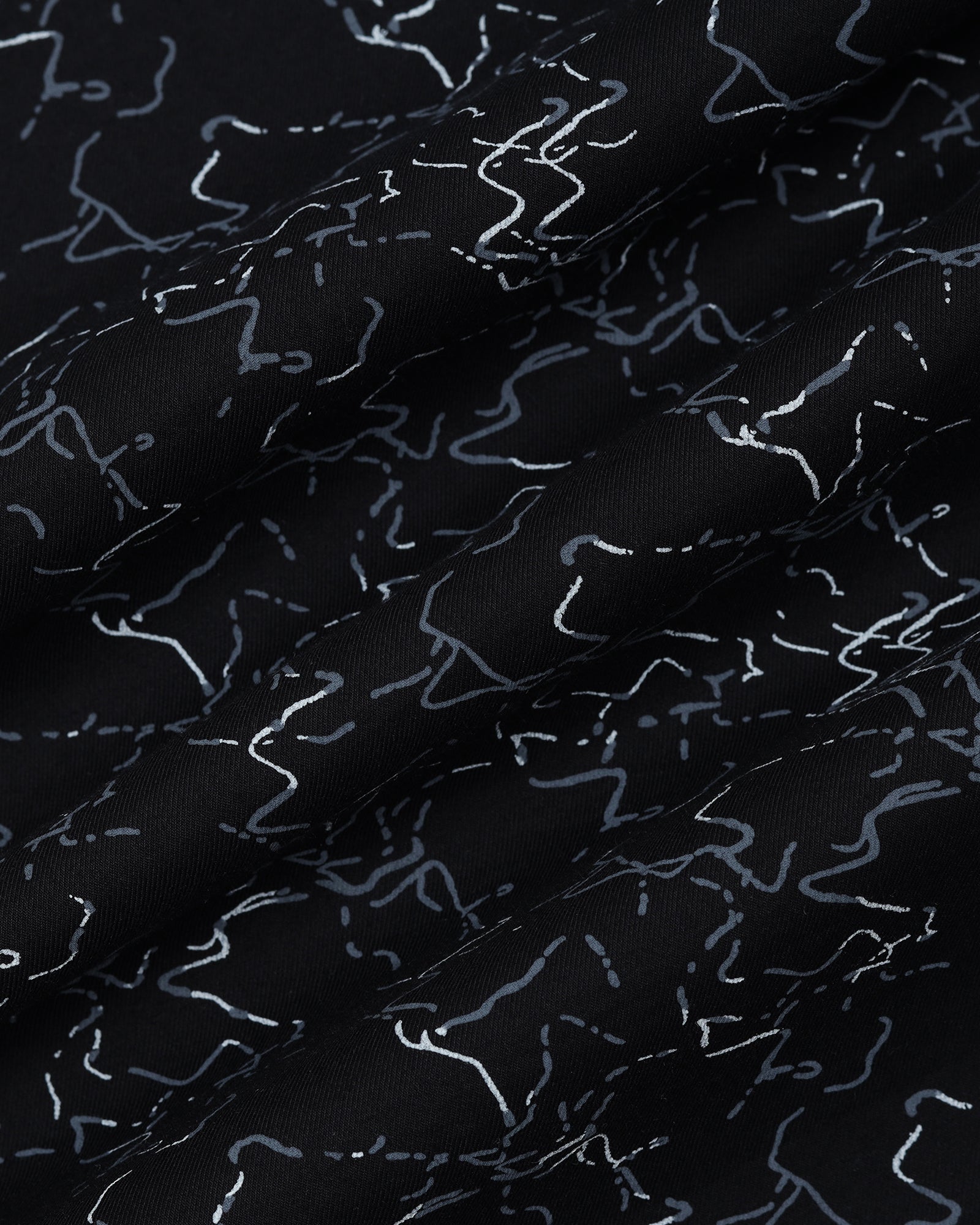 Black Printed Shirt - Hoden