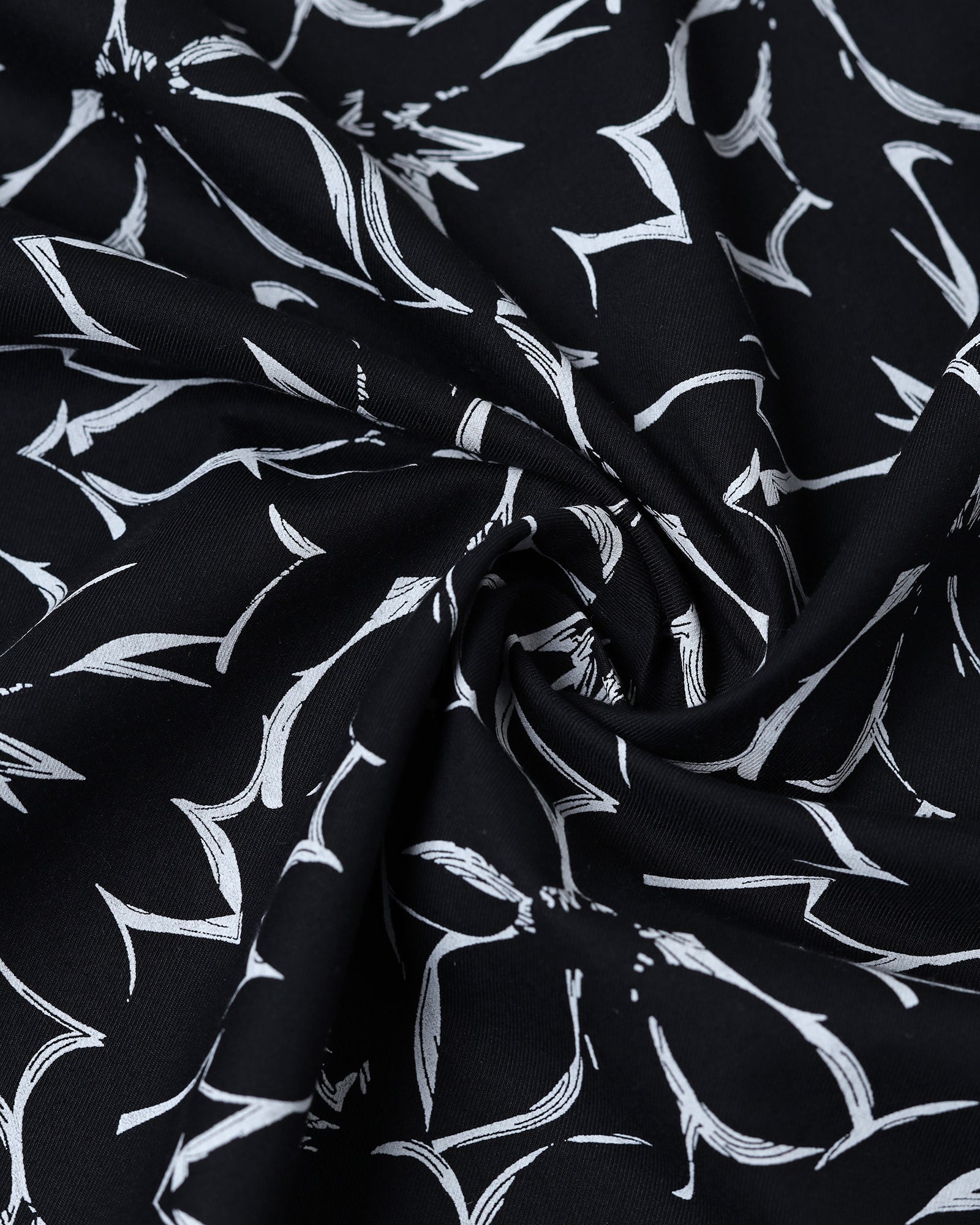 Black Printed Shirt - Marcen