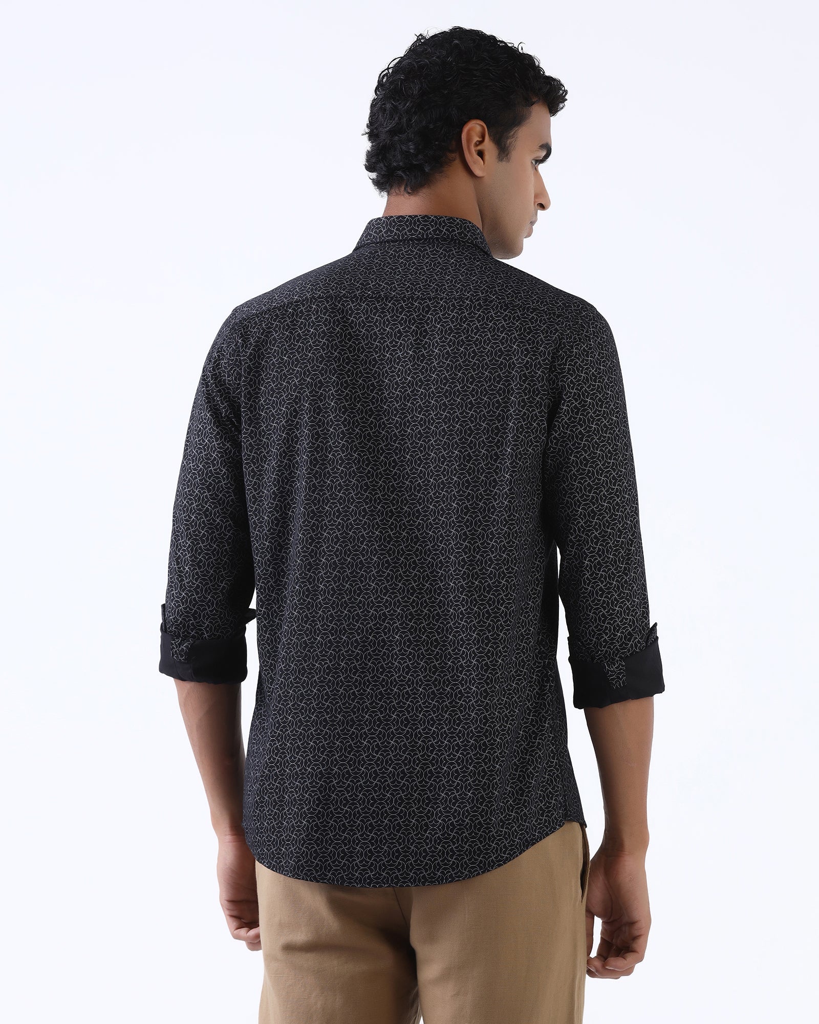 Black Printed Shirt - Poger