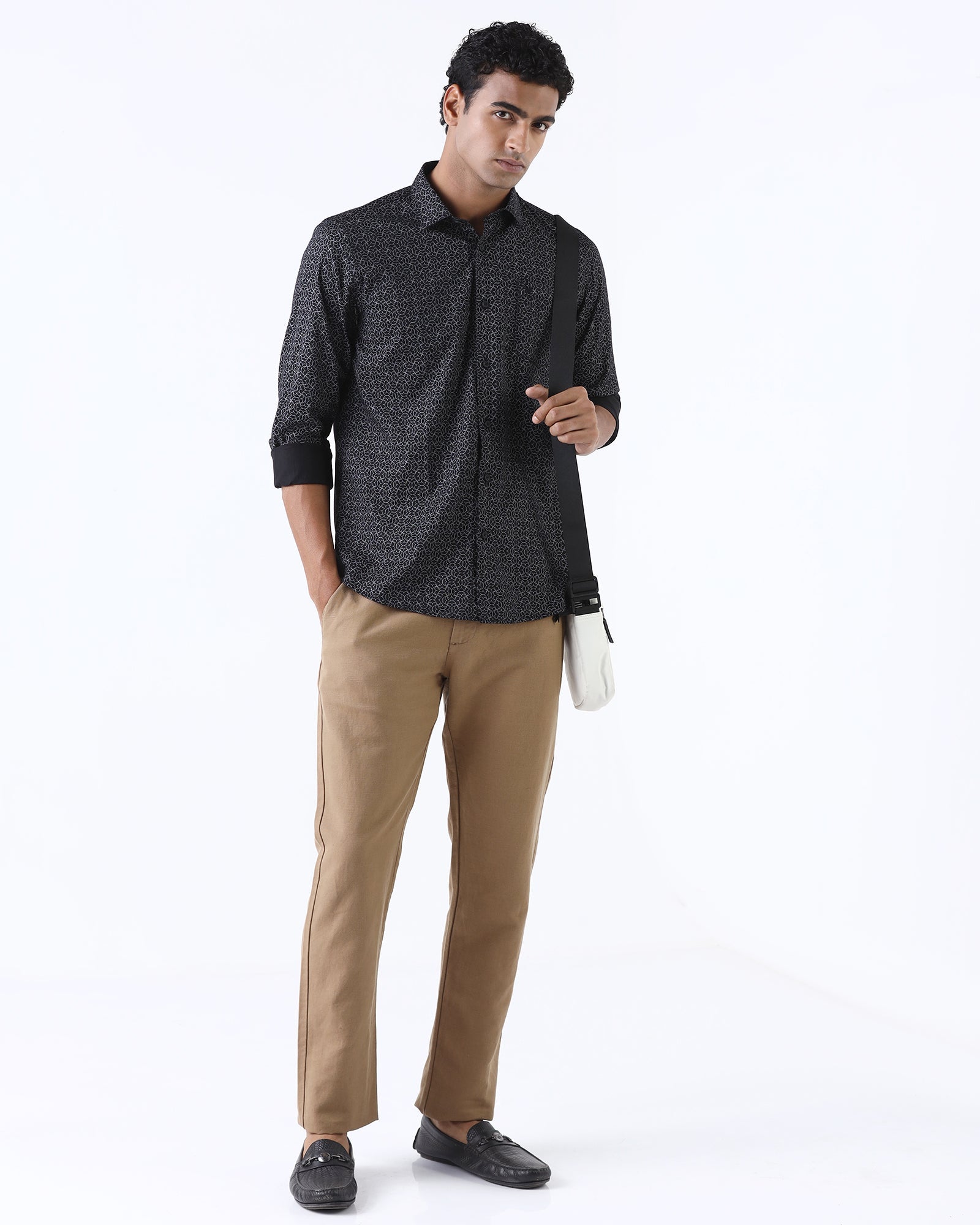 Black Printed Shirt - Poger