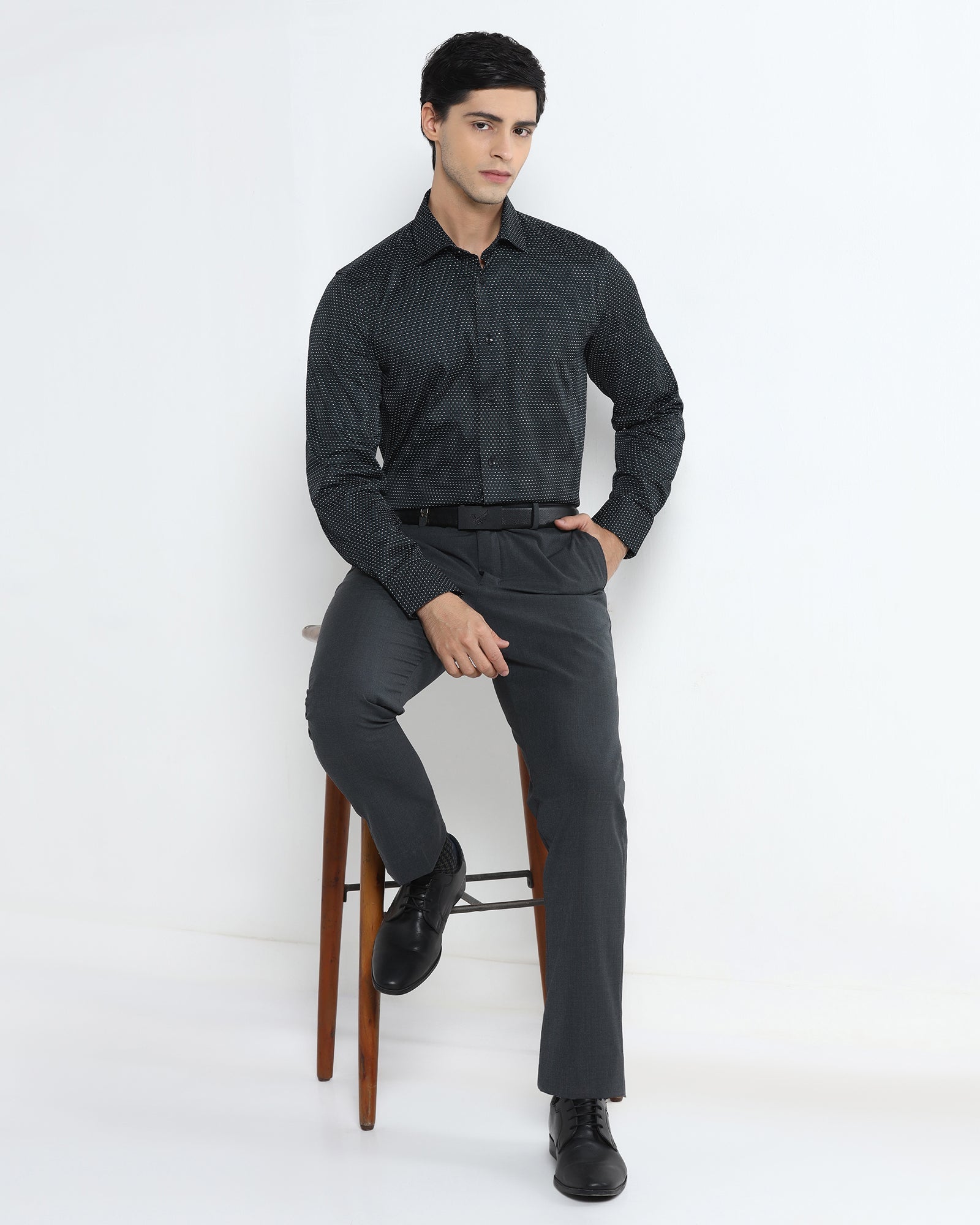Black Printed Shirt - Rapid