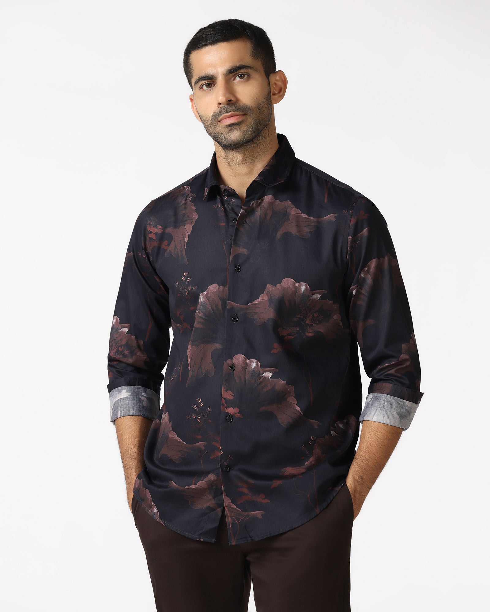 Black Printed Shirt - Rodion