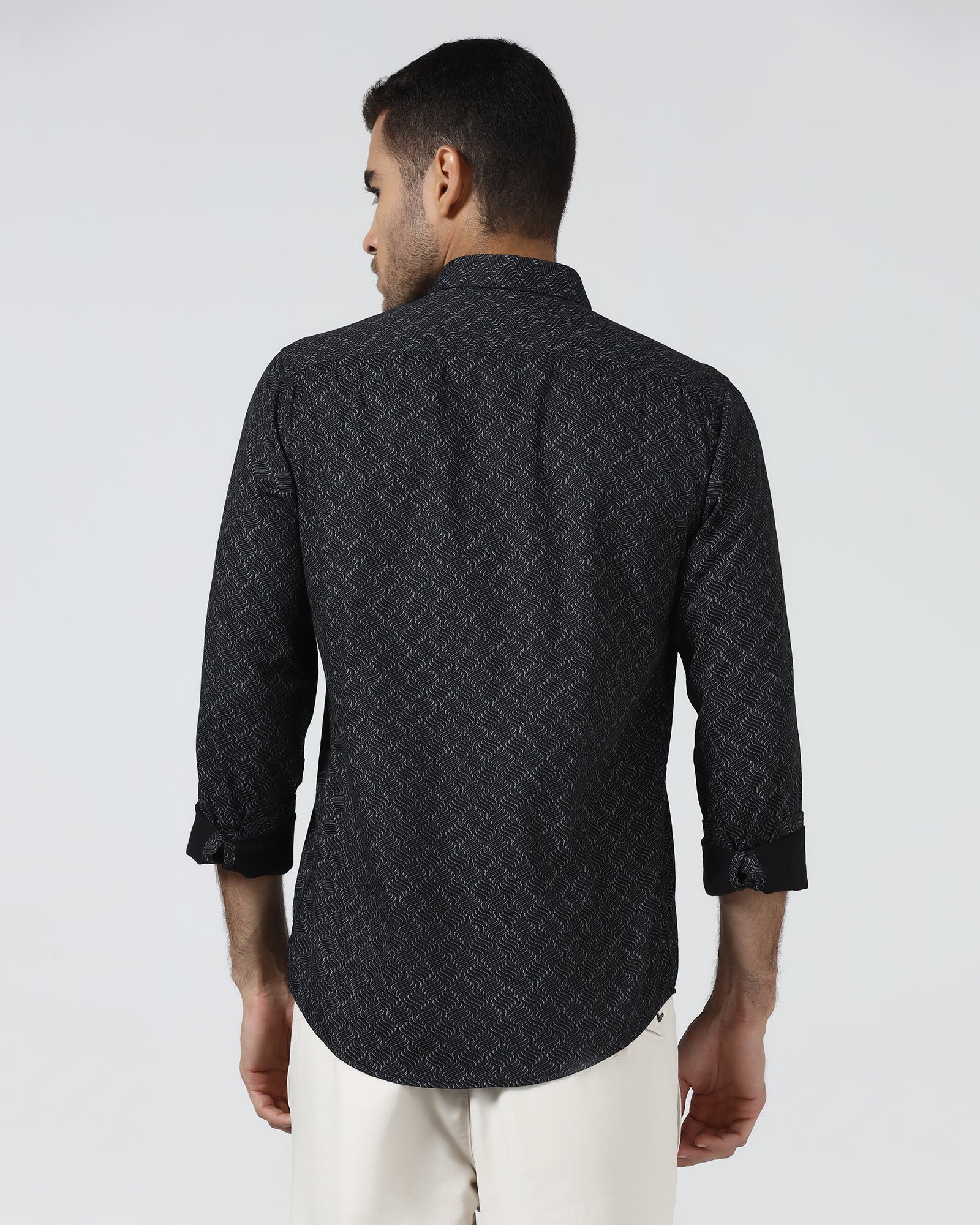Black Printed Shirt - Waba