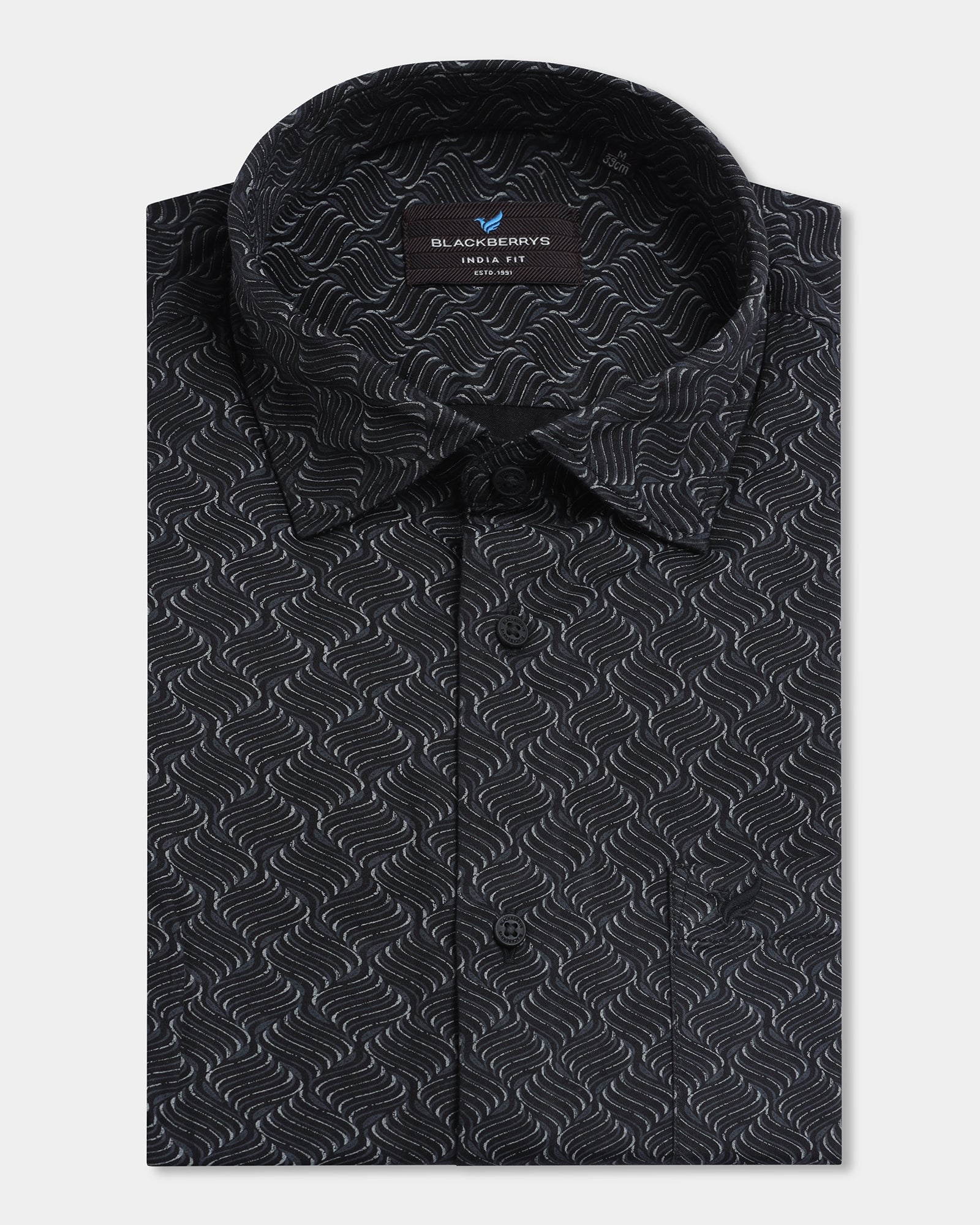 Black Printed Shirt - Waba