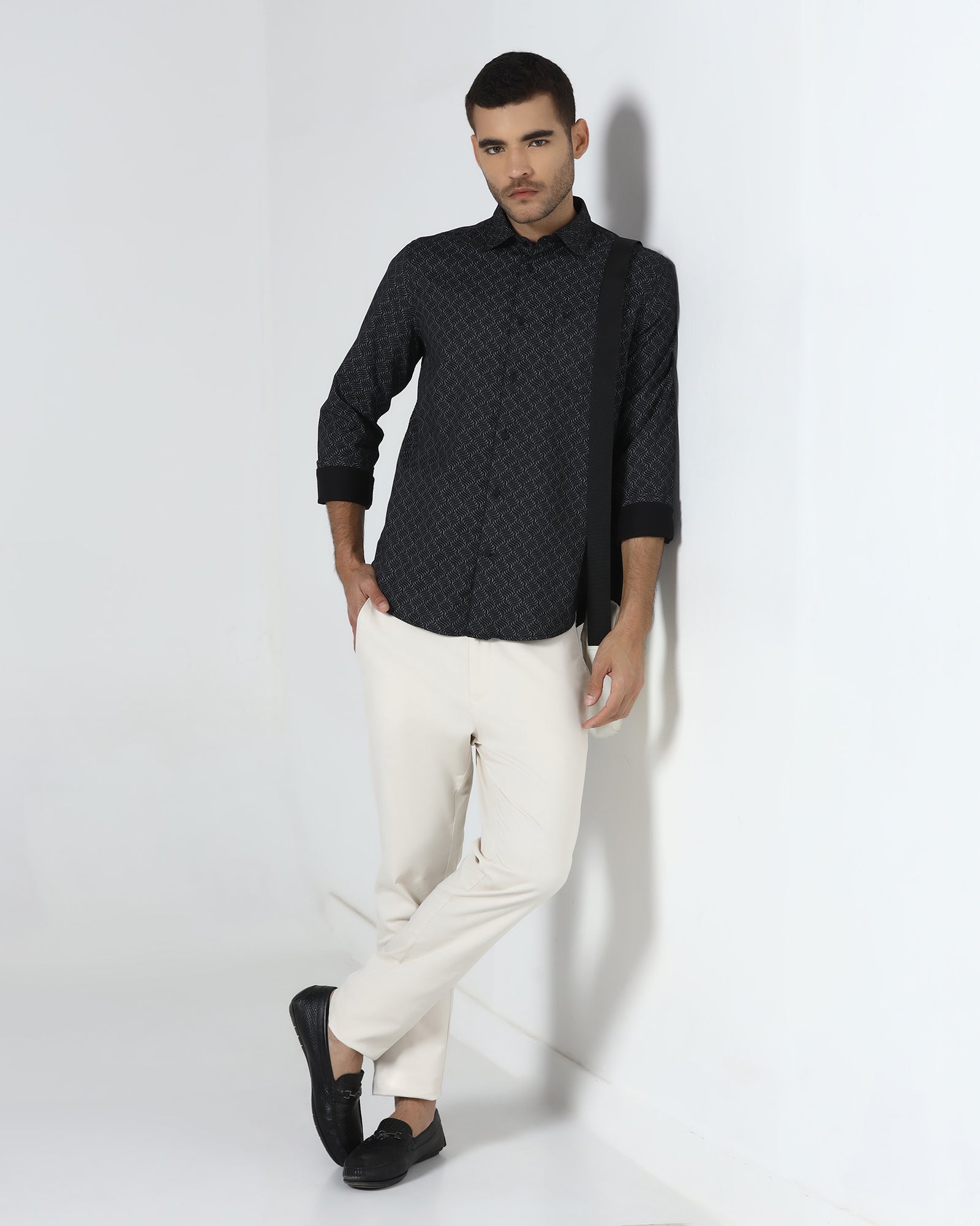 Black Printed Shirt - Waba