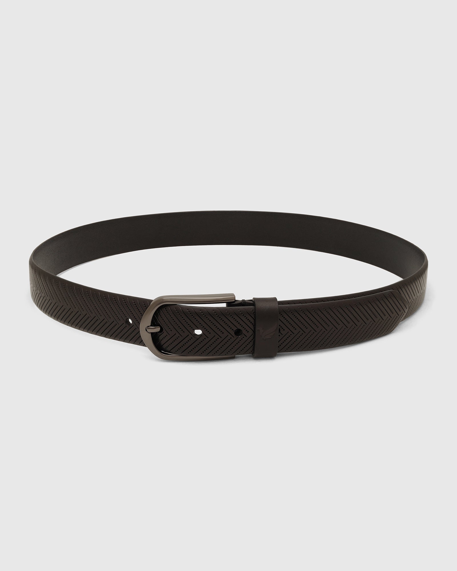 Leather Black Solid Belt - Wiston