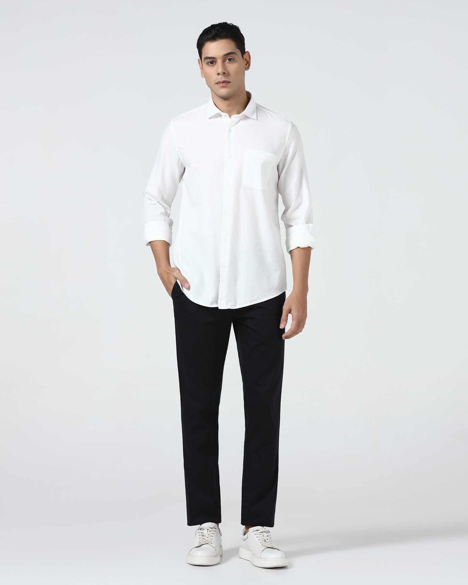Black Solid Khaki - Salt