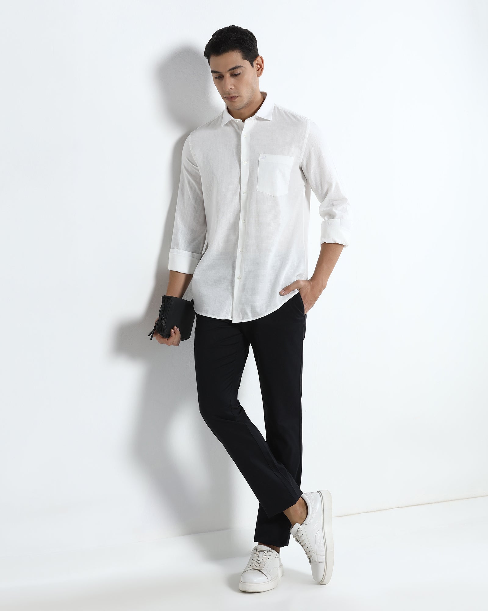 Black Solid Khaki - Salt