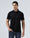 Black Solid Polo - Ram