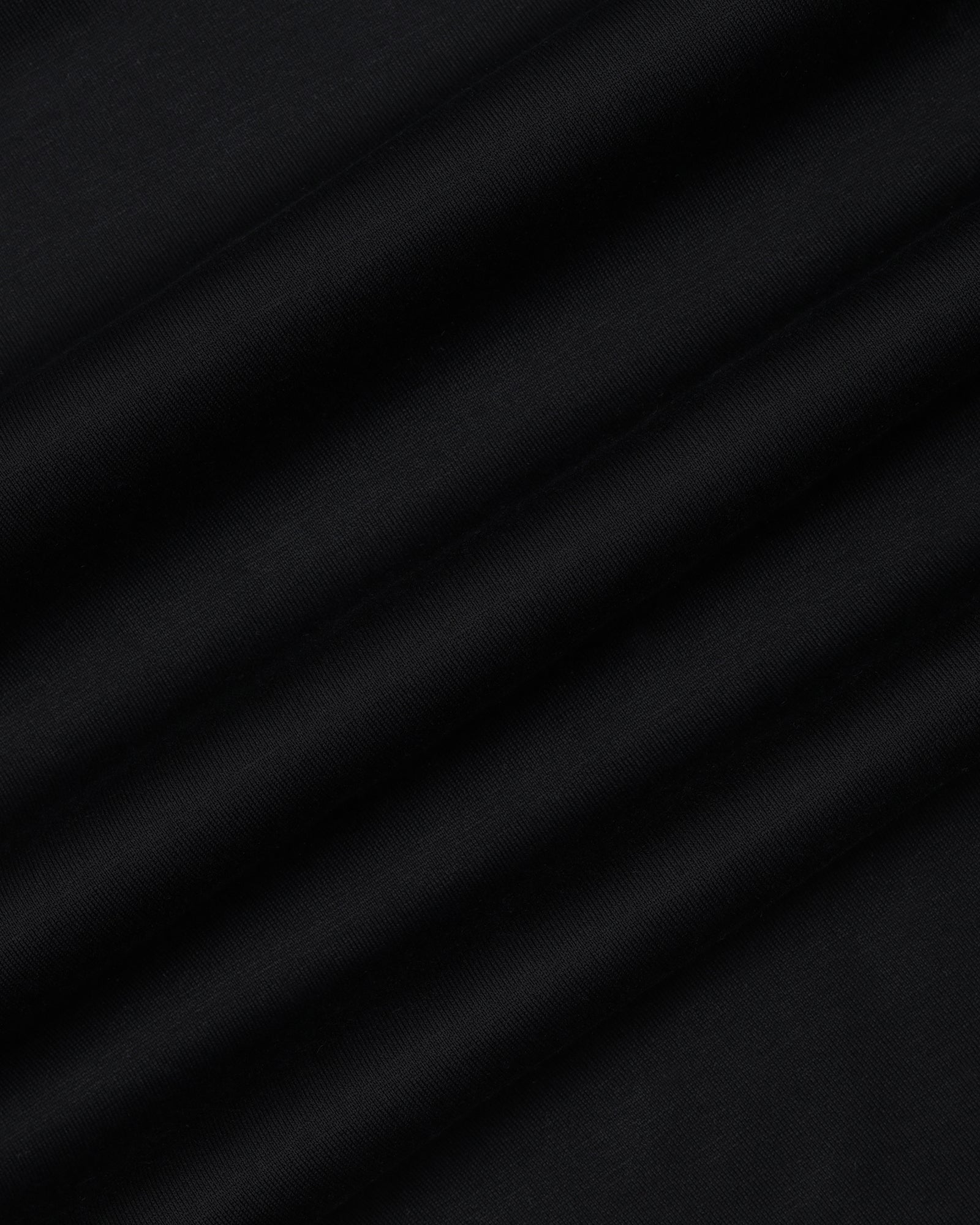 Black Solid Polo - Ram