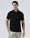 Black Solid Polo - Ram