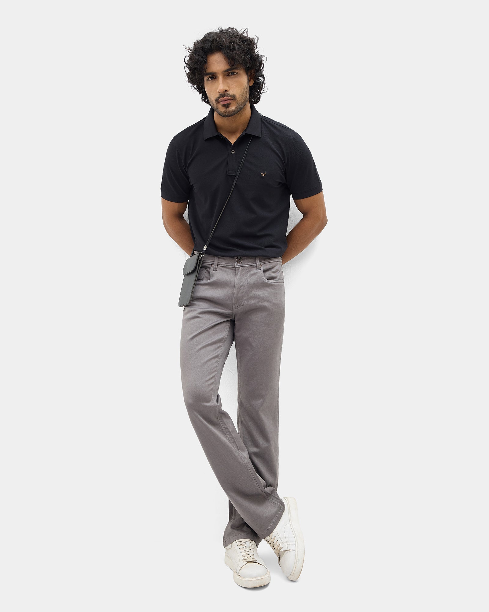 Black Must Haves Solid Polo - Yukii
