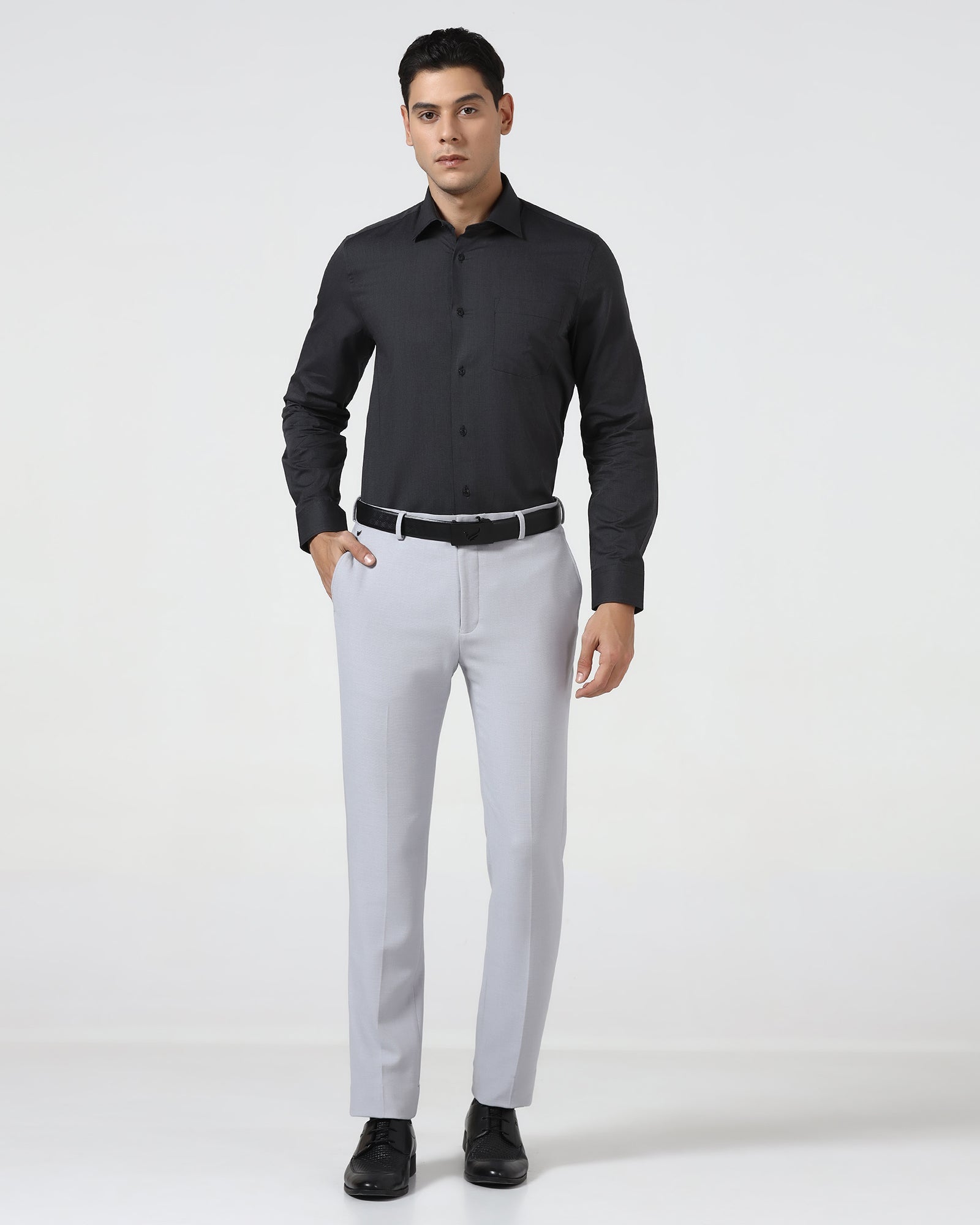Black Solid Shirt - Pixel