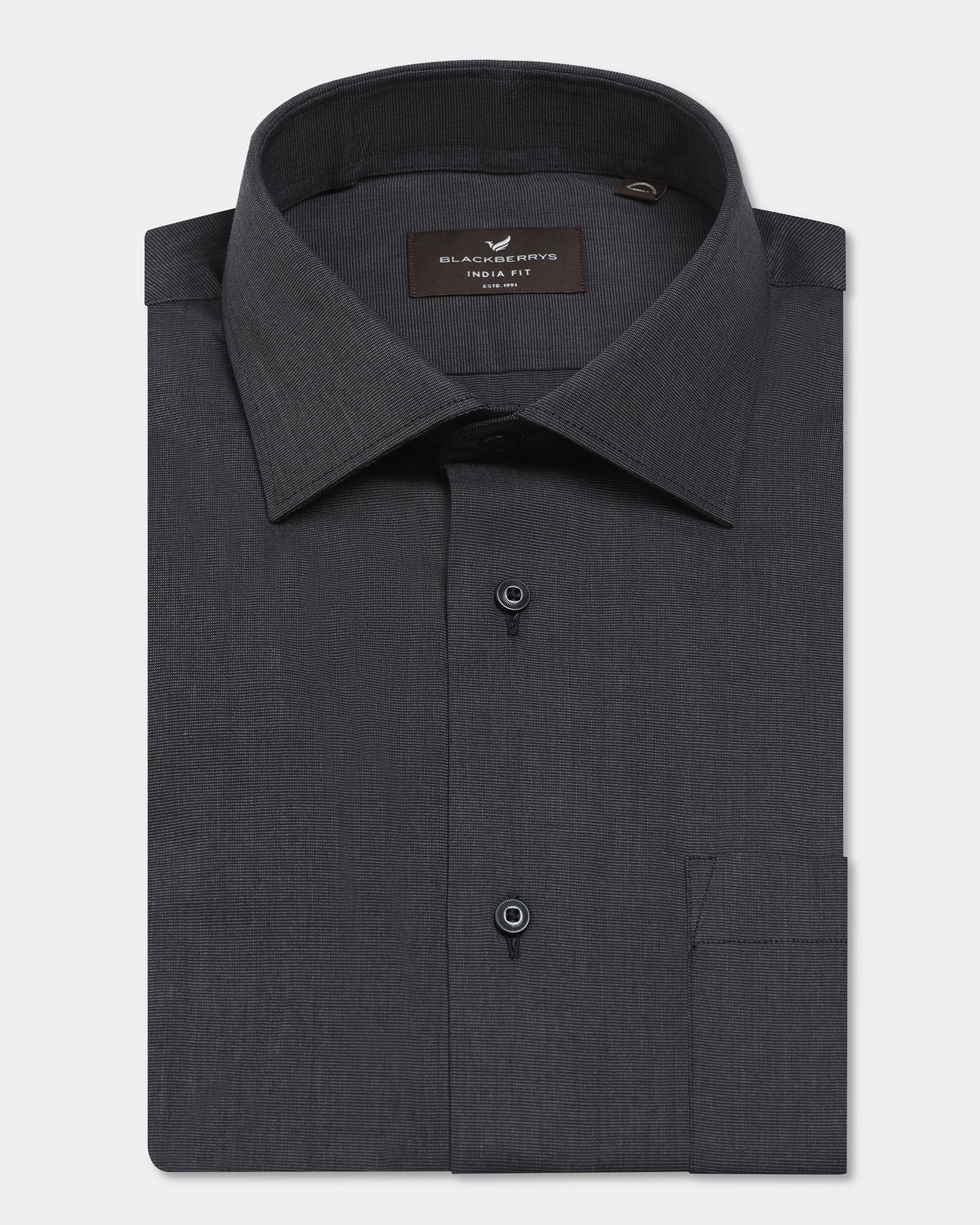 Black Solid Shirt - Pixel