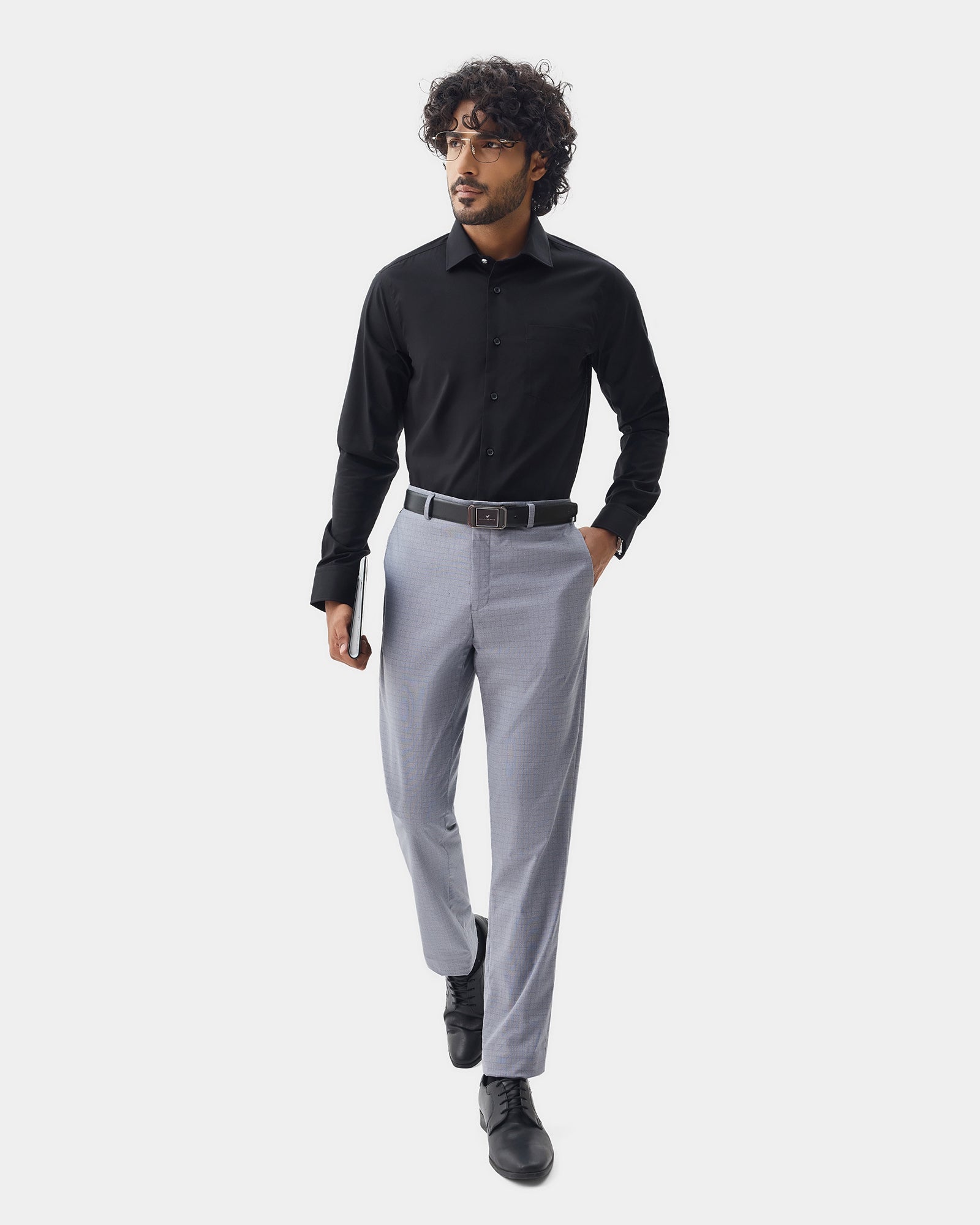 Black Solid Shirt - Verin