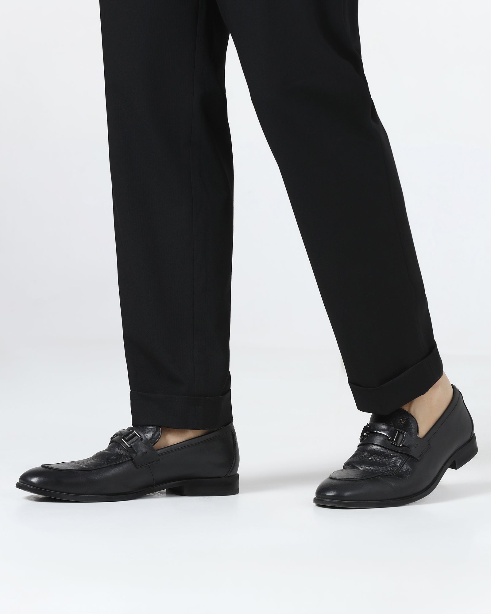 Black Solid Trouser - Henry
