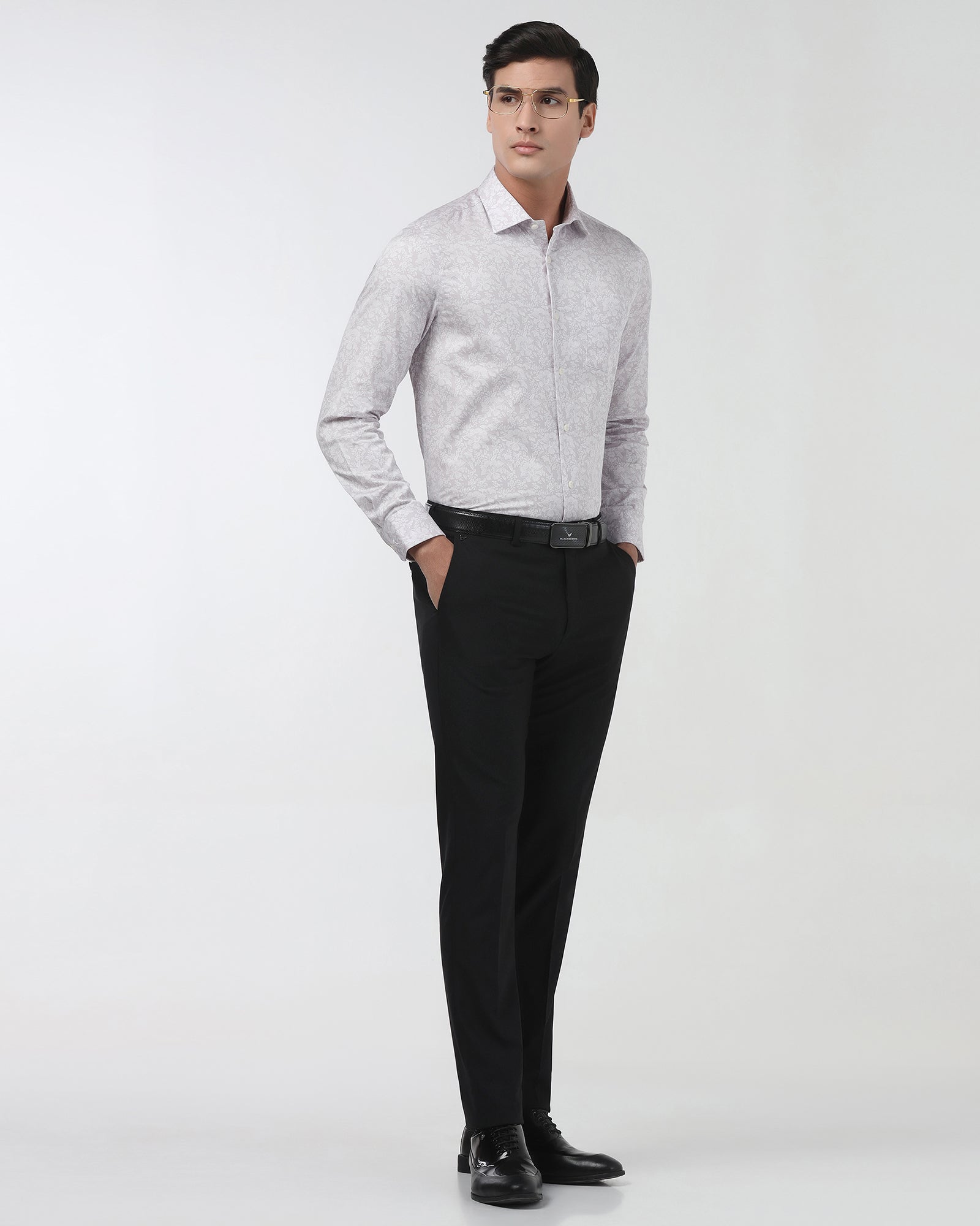 Black Solid Trouser - Landry