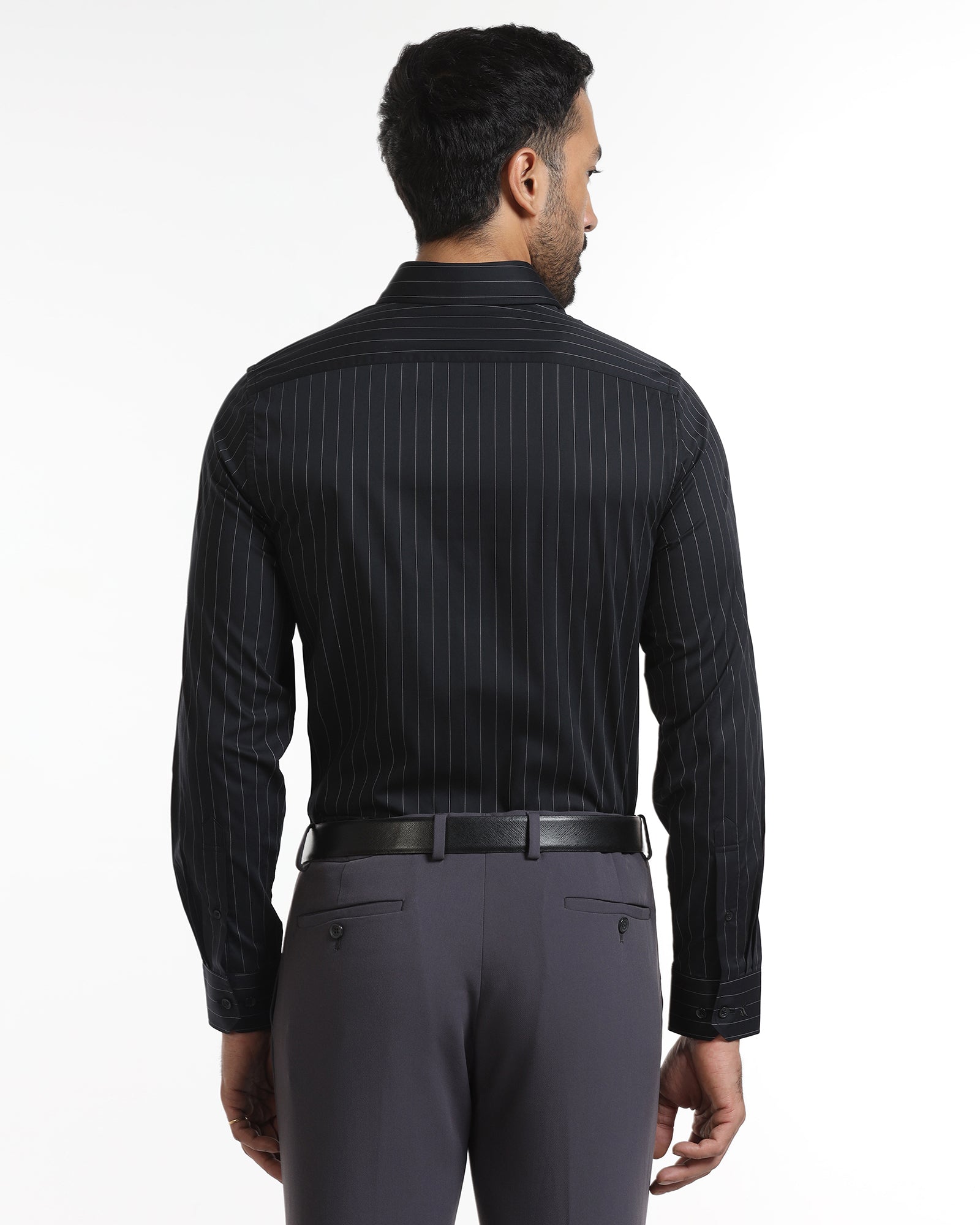 Black Stripe Shirt - Eager