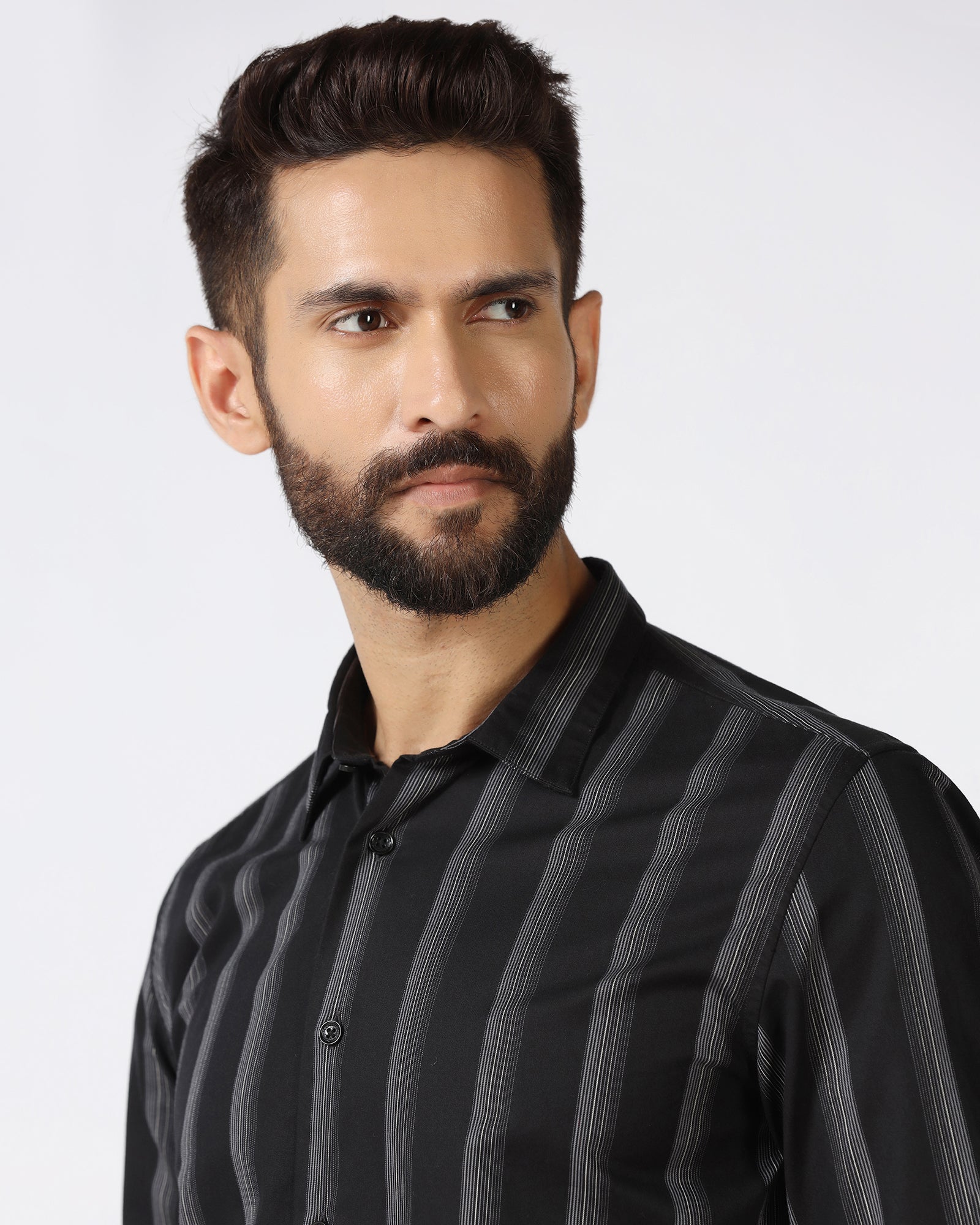 Black Stripe Shirt - Enno