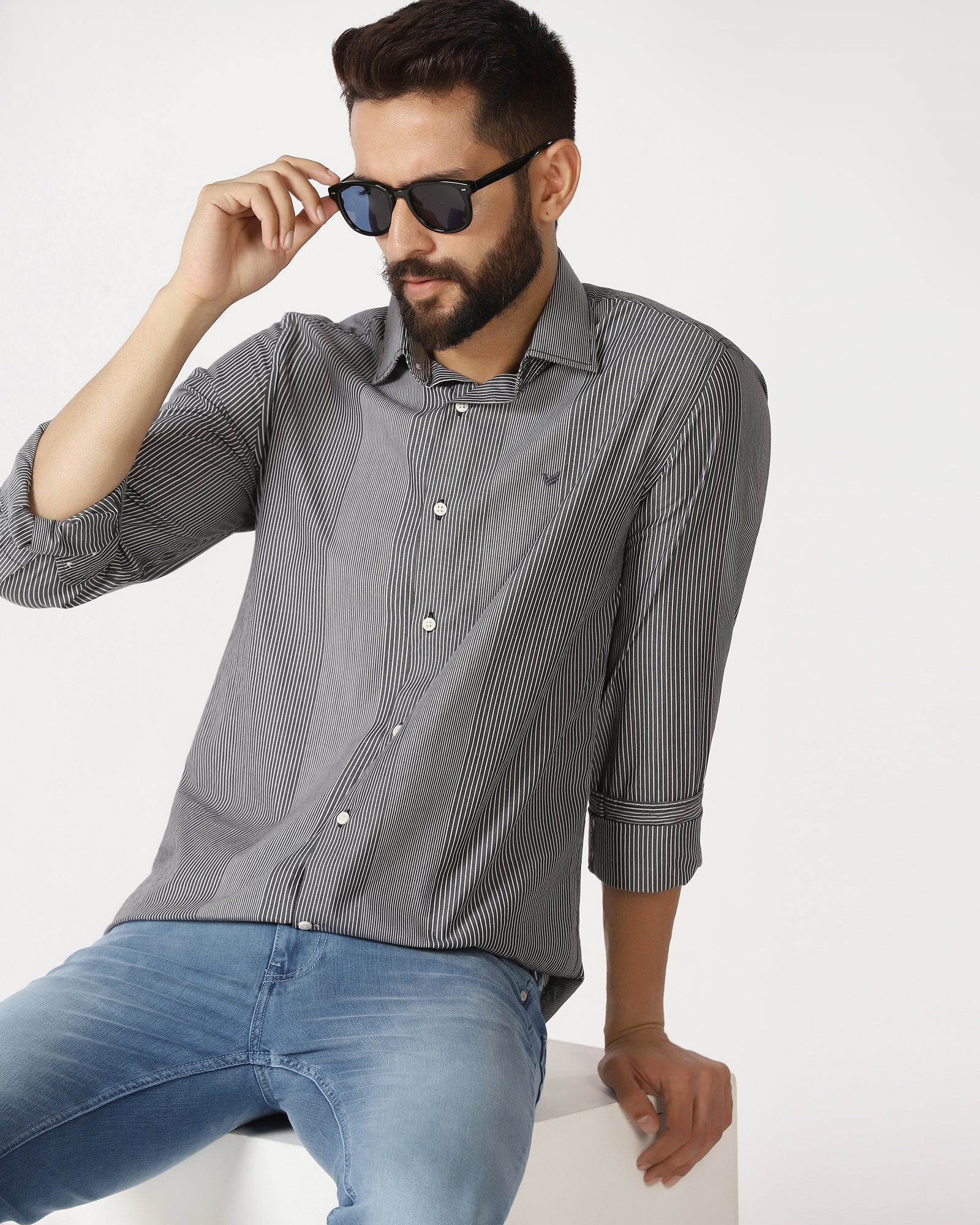 Black Stripe Shirt - Juden