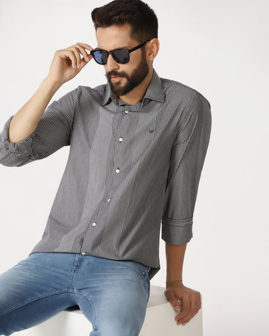Black Stripe Shirt - Juden