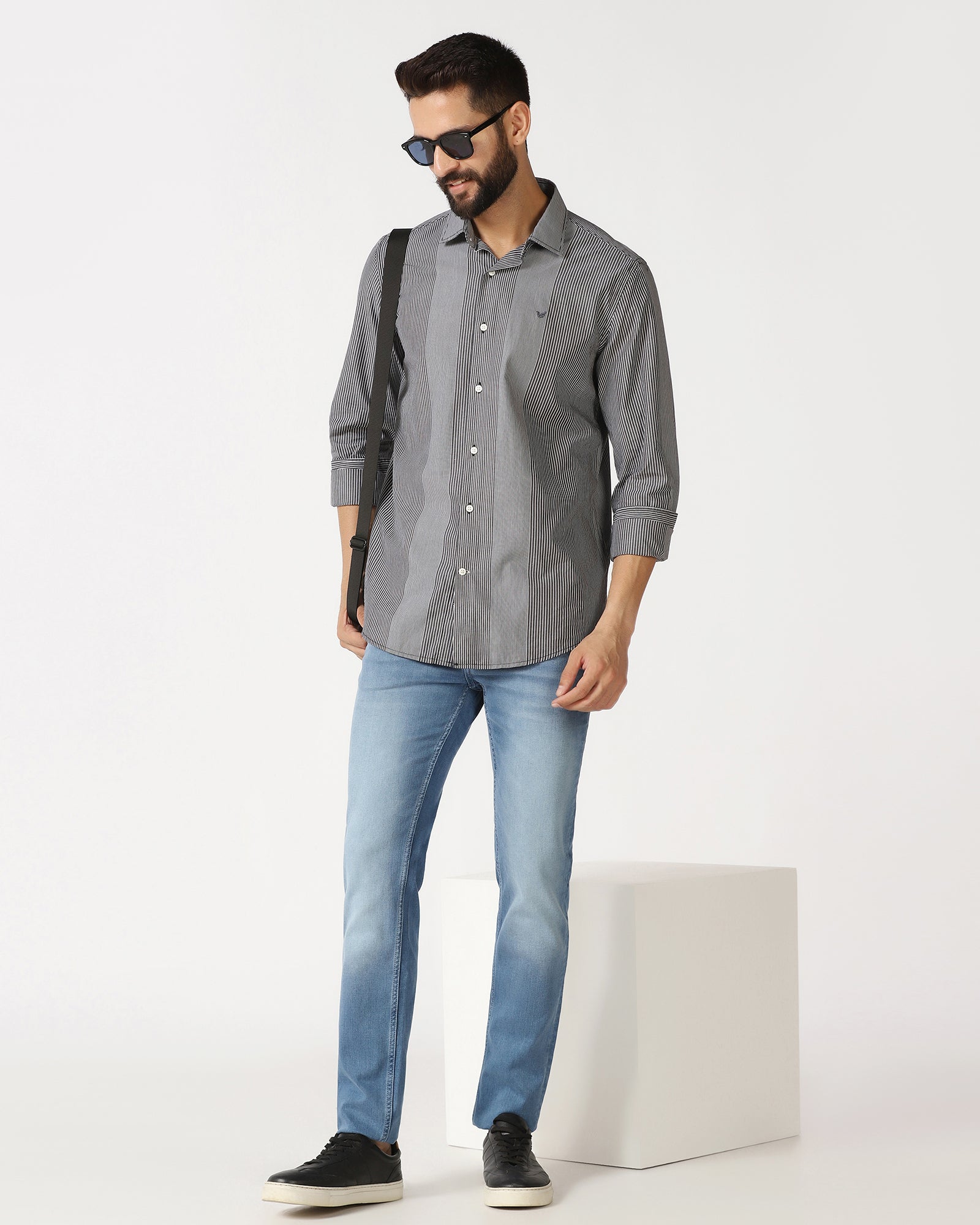 Black Stripe Shirt - Juden