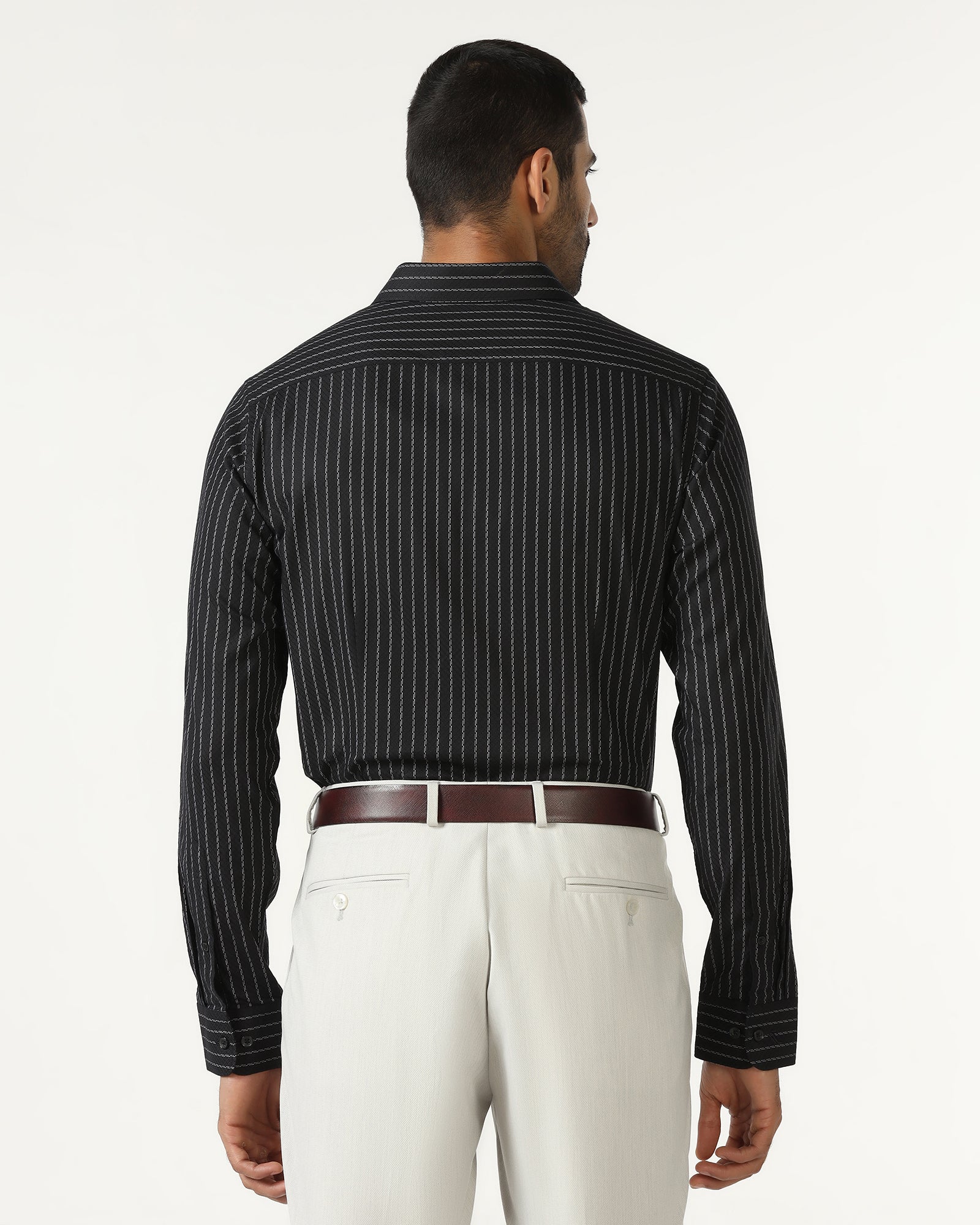 Black Stripe Shirt - Rooter