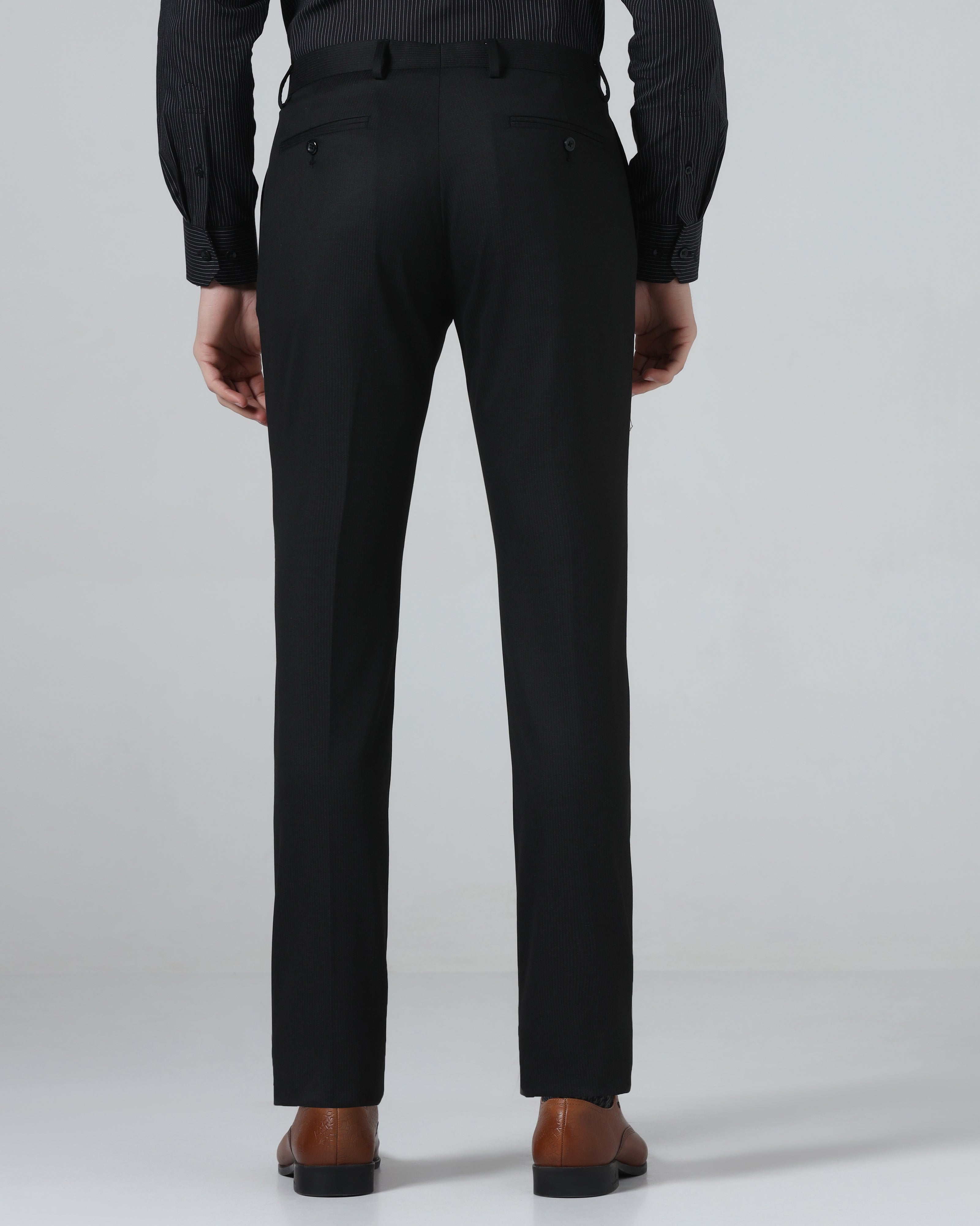 Black Stripe Trouser