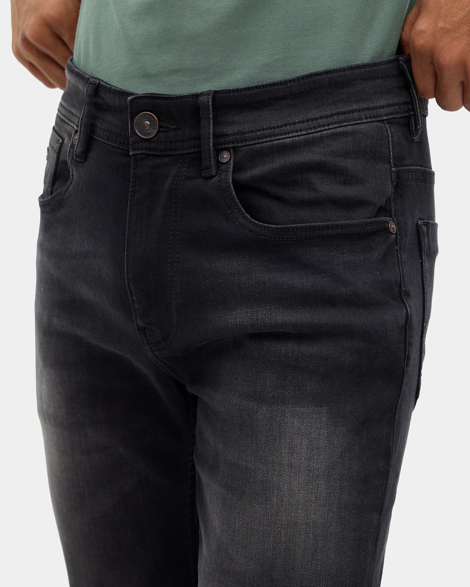 Black Super Clean Slim Fit Jeans - Josue