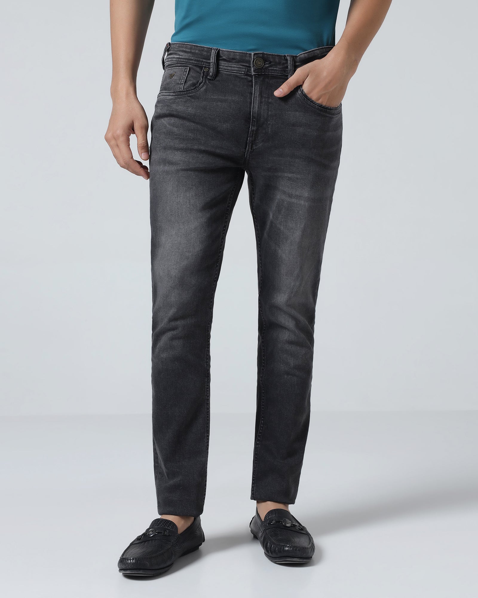 Black Superflex Slim Fit Jeans - Armin