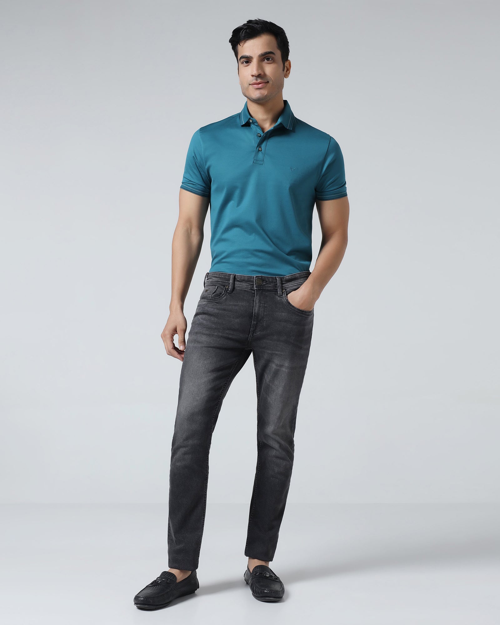 Black Superflex Slim Fit Jeans - Armin