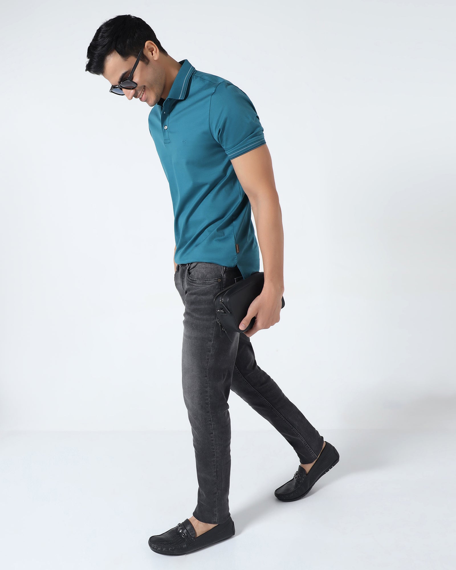 Black Superflex Slim Fit Jeans - Armin