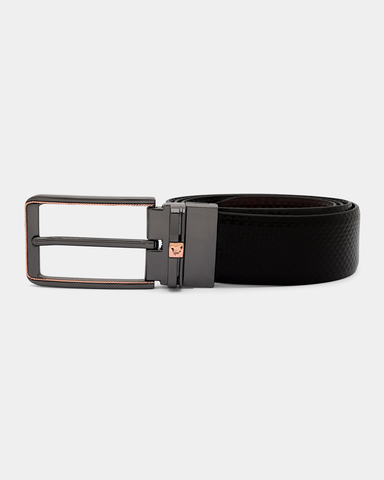 Black Tan Solid Belts - Albion