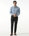 Black Technowaist Textured Trouser - Hennessy
