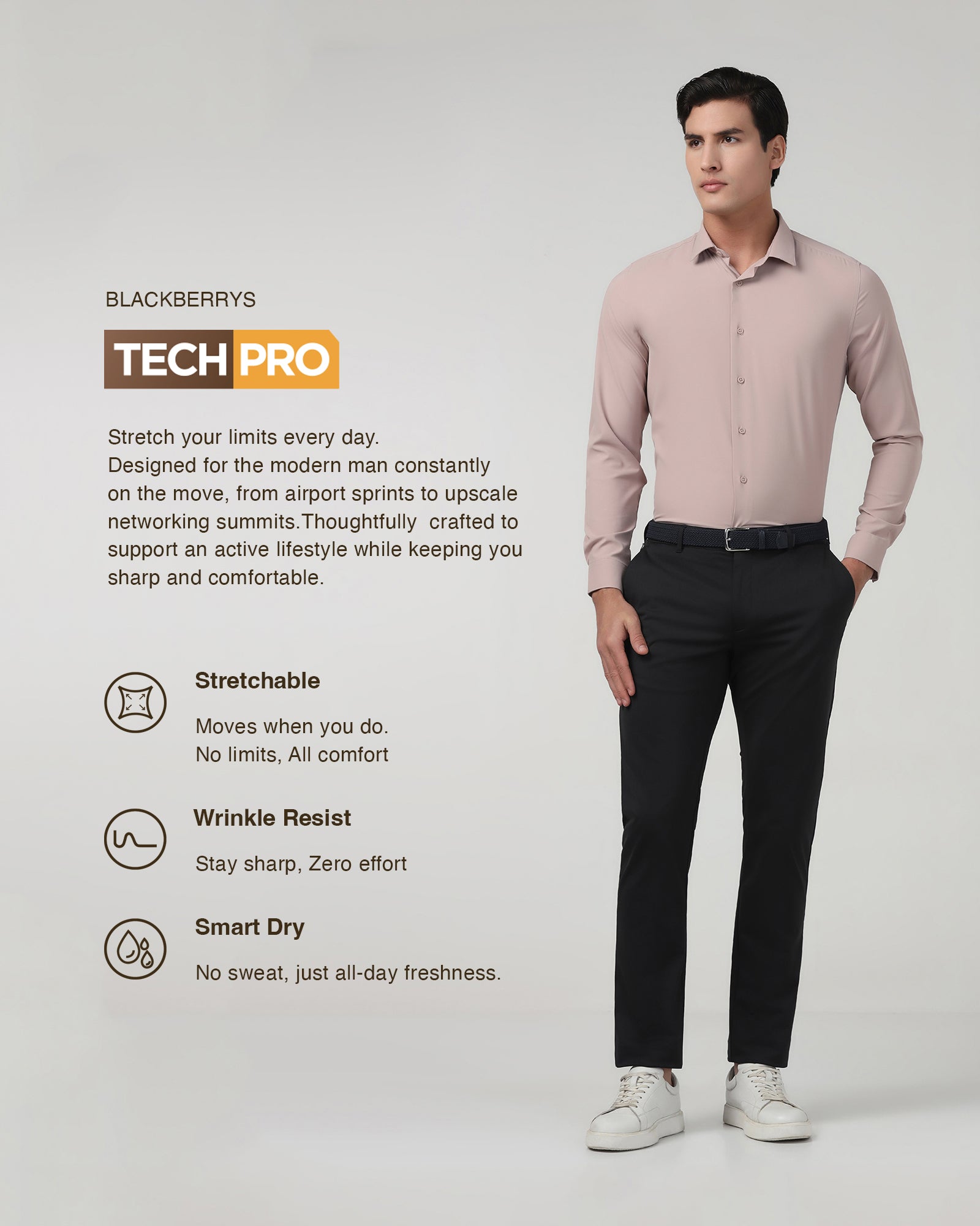 Black TechPro Solid Khaki - Yukon