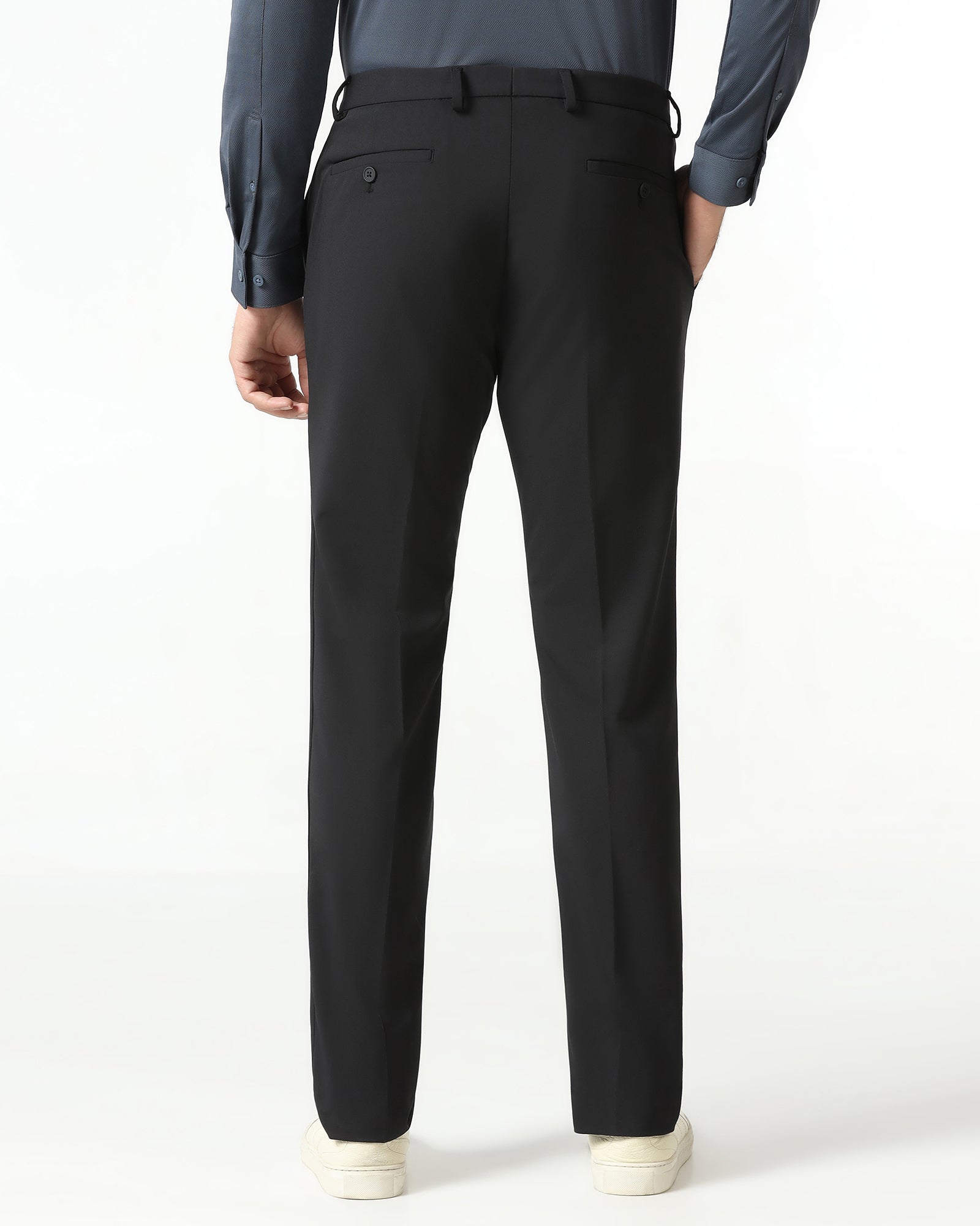 Black Techpro Solid Trouser - Dean