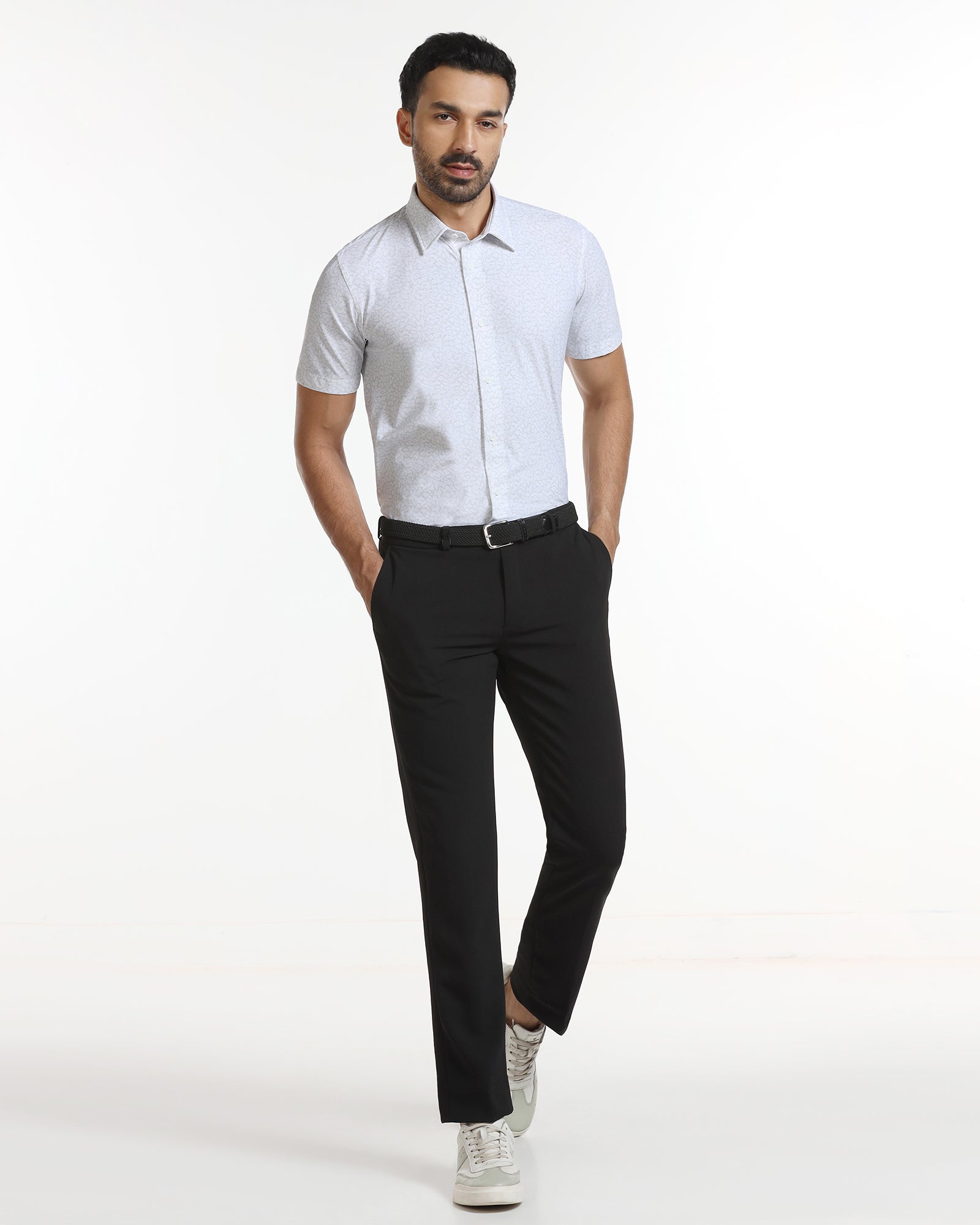 Black TechPro Stripe Trouser - Martini