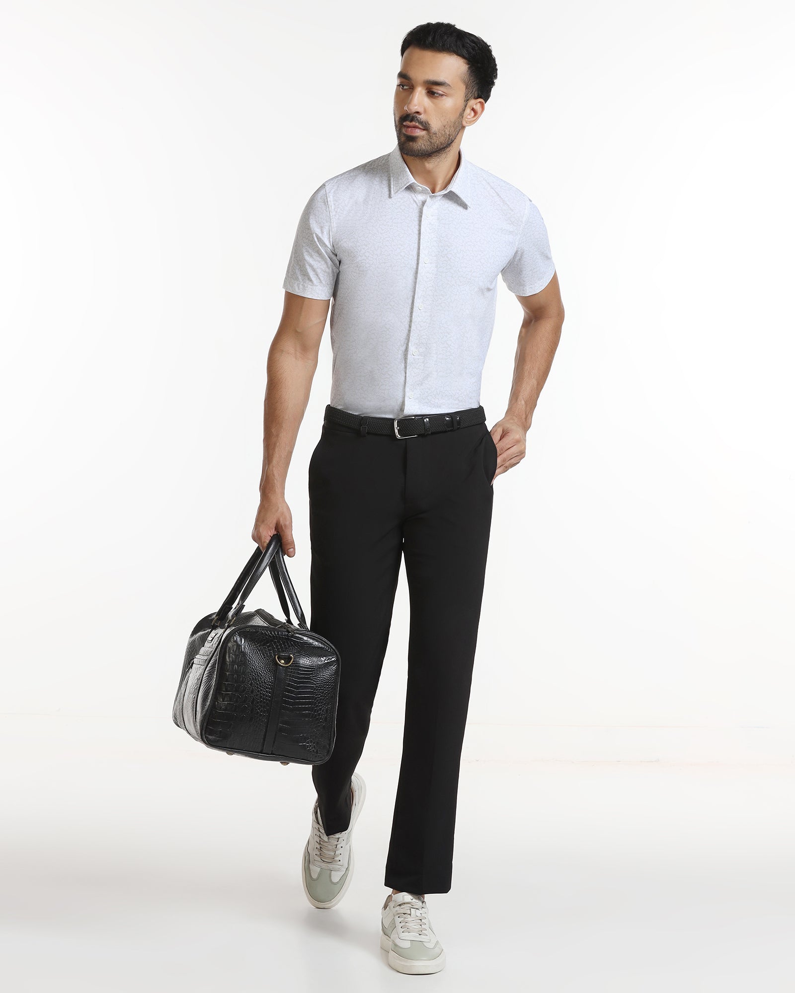 Black TechPro Stripe Trouser - Martini