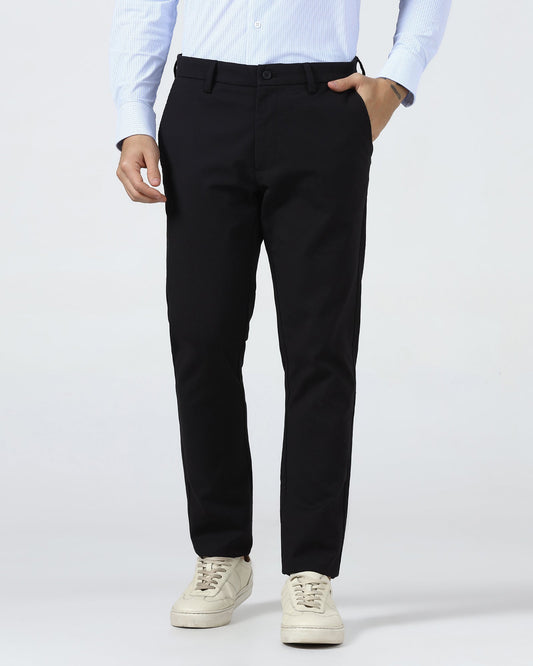 Black TechPro Textured Khakis - Pando