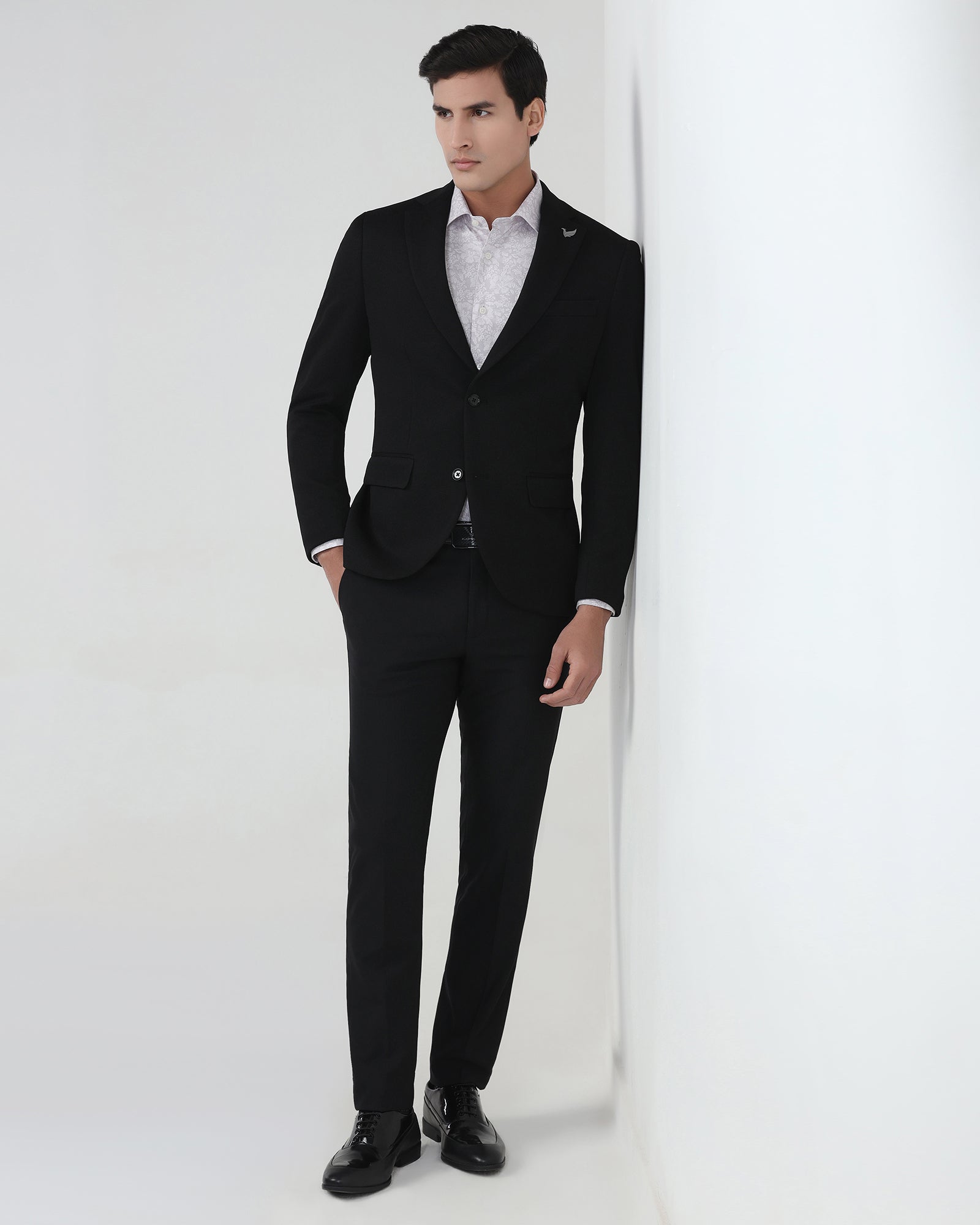 Black Textured Blazer - Chris
