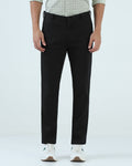 Black Textured Khakis - Fint