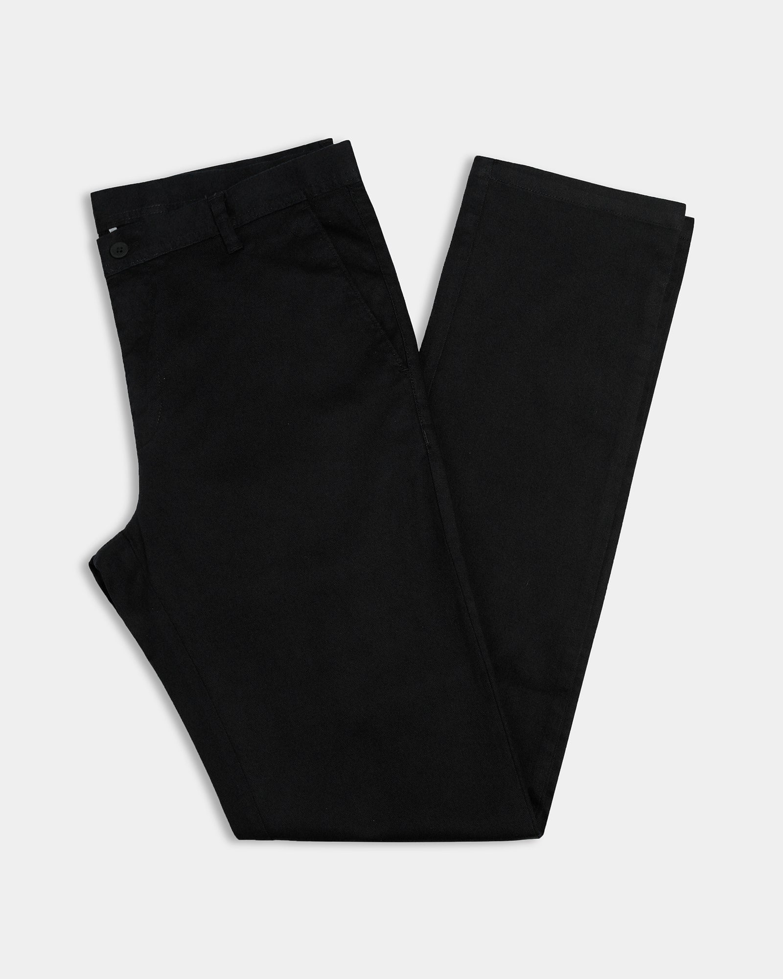 Black Textured Khakis - Fint