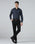 Black Textured Trouser