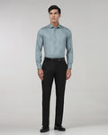 Black Textured Trouser - Brody